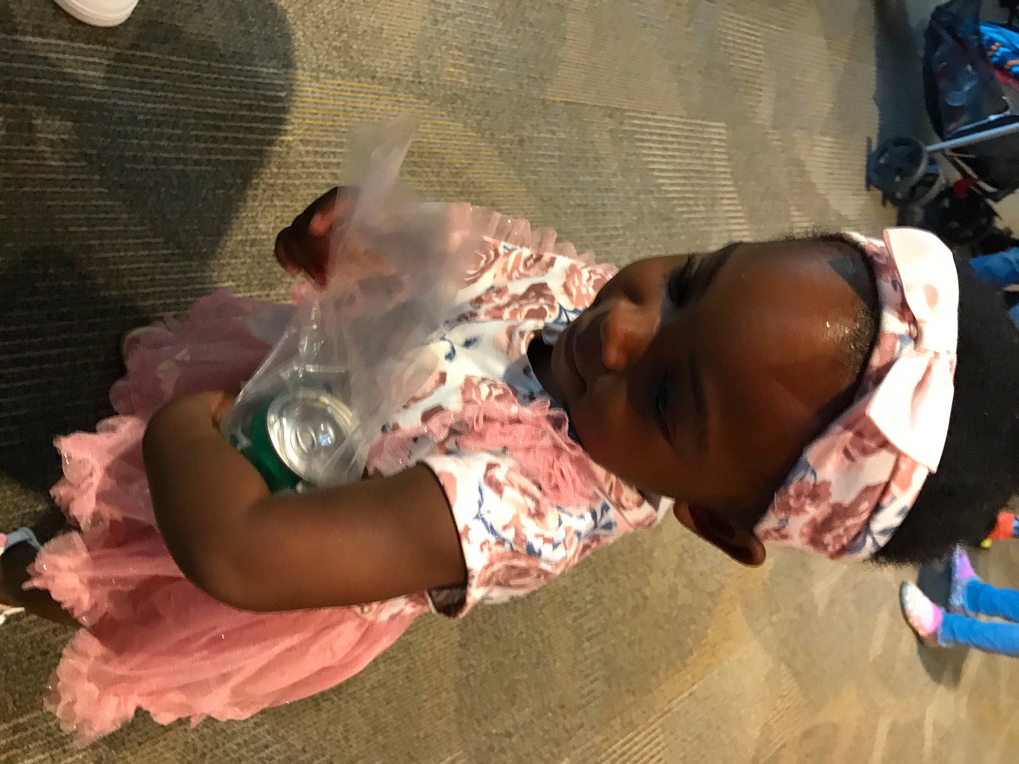 Desiree is registered to the contest to win money with this photo: baby, baby_products, baby_toddler_clothing, child, facial_expression, fun, hairstyle, happy, leisure, person, play, room, skin, toddler, vacation, wood