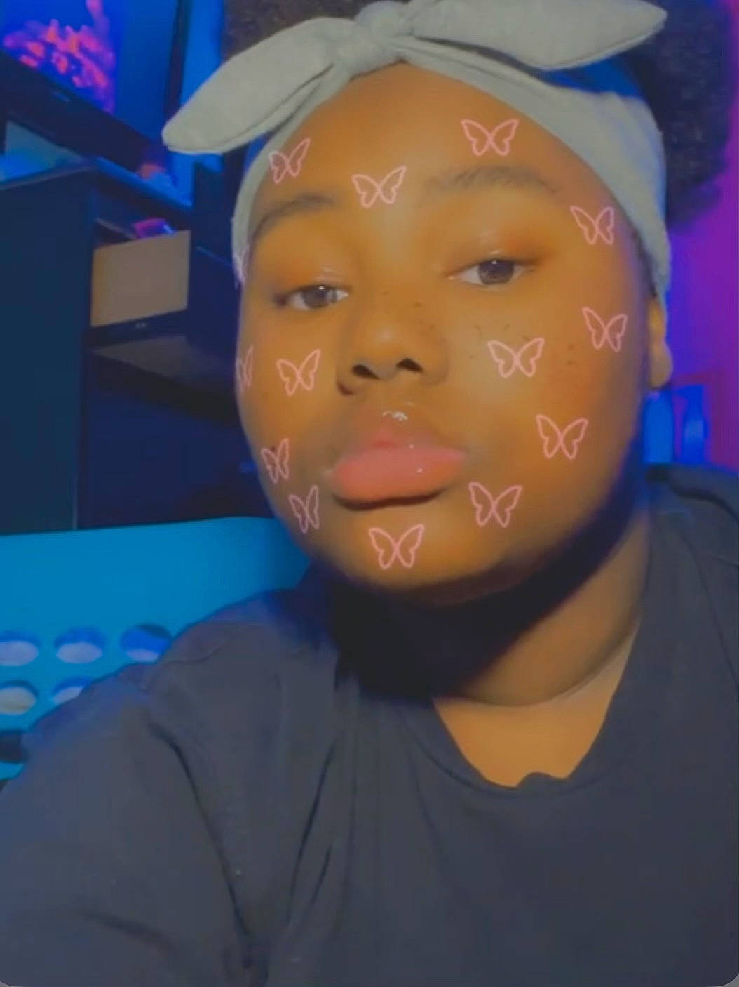 Destiny Reese is registered to the contest to win money with this photo: blue, cap, cheek, child, electric_blue, eyelash, eyewear, fashion_accessory, forehead, fun, happy, hat, human_body, jaw, lip, mouth, nose, person, personal_protective_equipment, t_shirt