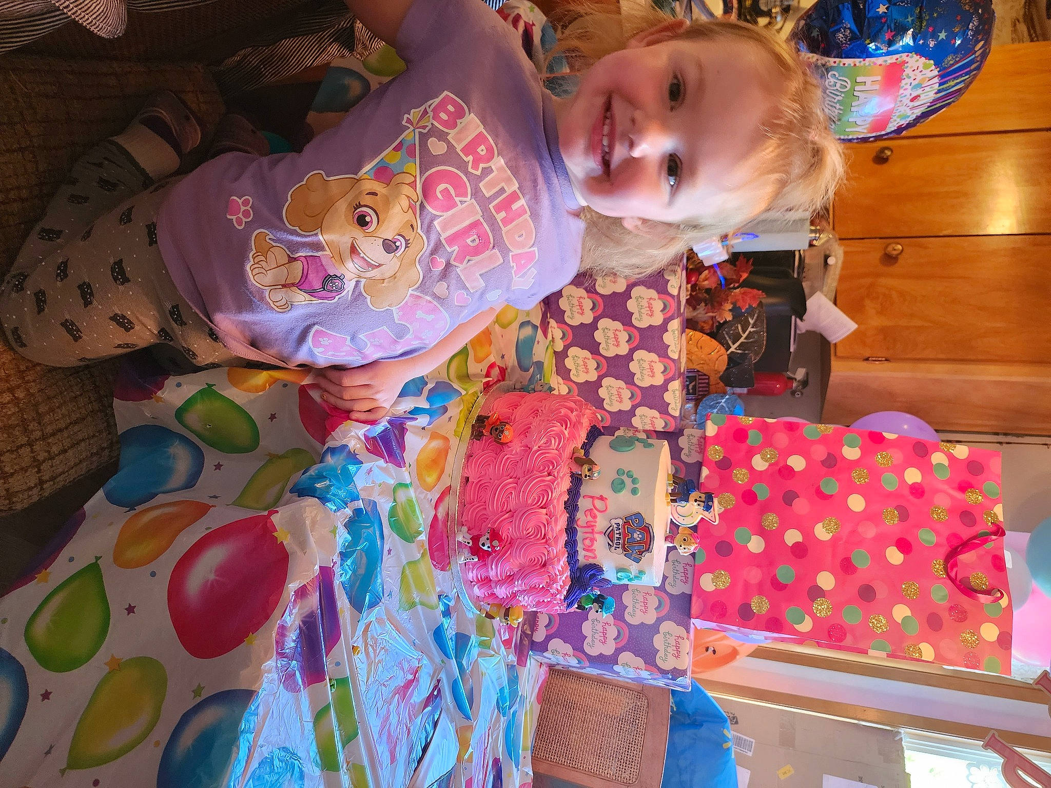 Peyton joined the competition — help win amazing prizes! baby, baby_products, baby_toddler_clothing, baby_toys, cheek, child, eye, fun, head, joy, linens, pattern, person, pink, product, room, textile, toddler, visual_arts, wood