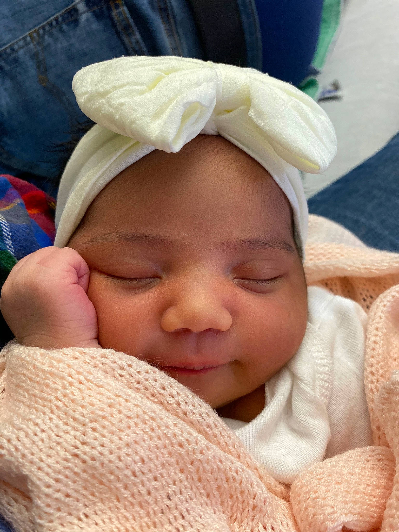 Alexandralys Burgos joined the competition — help win amazing prizes! baby, cheek, child, close_up, eye, face, hand, head, headgear, lip, mouth, nap, nose, person, skin, sleep, smile, toddler