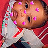 Alexandralys Burgos is registered to the contest to win money with this photo: cheek, child, lip, mouth, pink, toddler