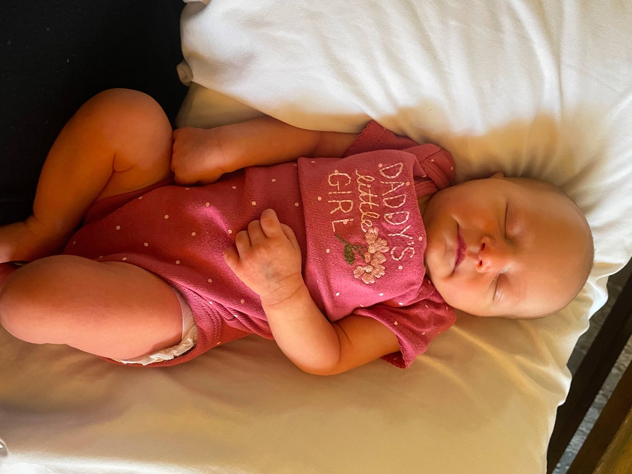 Adrienne is registered to the contest to win money with this photo: abdomen, arm, baby, baby_toddler_clothing, cheek, chest, child, comfort, eye, finger, hand, human, human_body, human_leg, mouth, person, skin, stomach, thigh, toddler