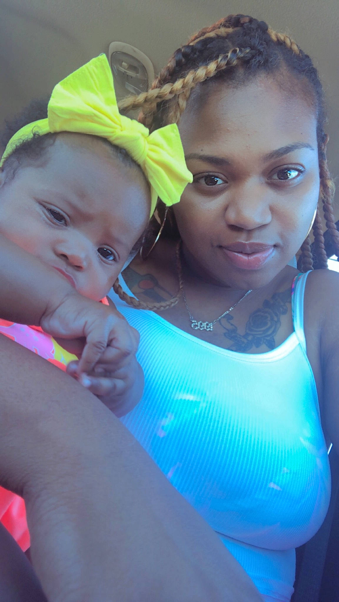 Amorah is registered to the contest to win money with this photo: azure, blue, chest, eye, eyebrow, face, facial_expression, fun, hair, hairstyle, happy, head, iris, joy, leisure, neck, organ, person, shoulder, swimwear