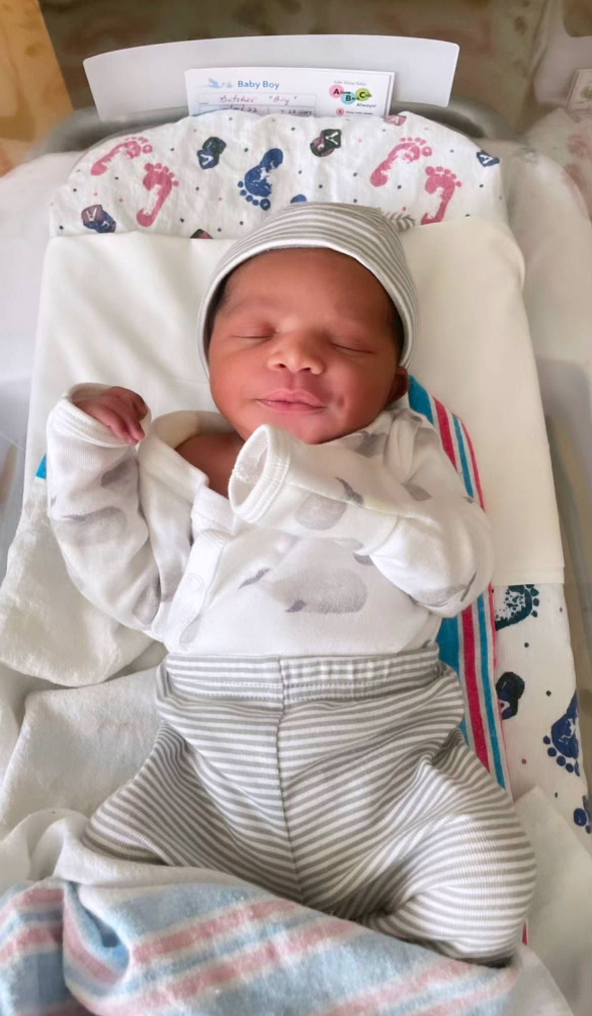 Antonio joined the competition — help win amazing prizes! baby, baby_products, baby_safety, baby_sleeping, baby_toddler_clothing, bedtime, cheek, child, comfort, hat, headwear, linens, person, room, sitting, skin, sleeve, textile, thumb, toddler