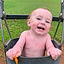 toddler, baby, child, swing, playground, grass, outdoor, smiling, happy, park, hand, face, skin, toy, nature, play, seat, daytime, person, fun