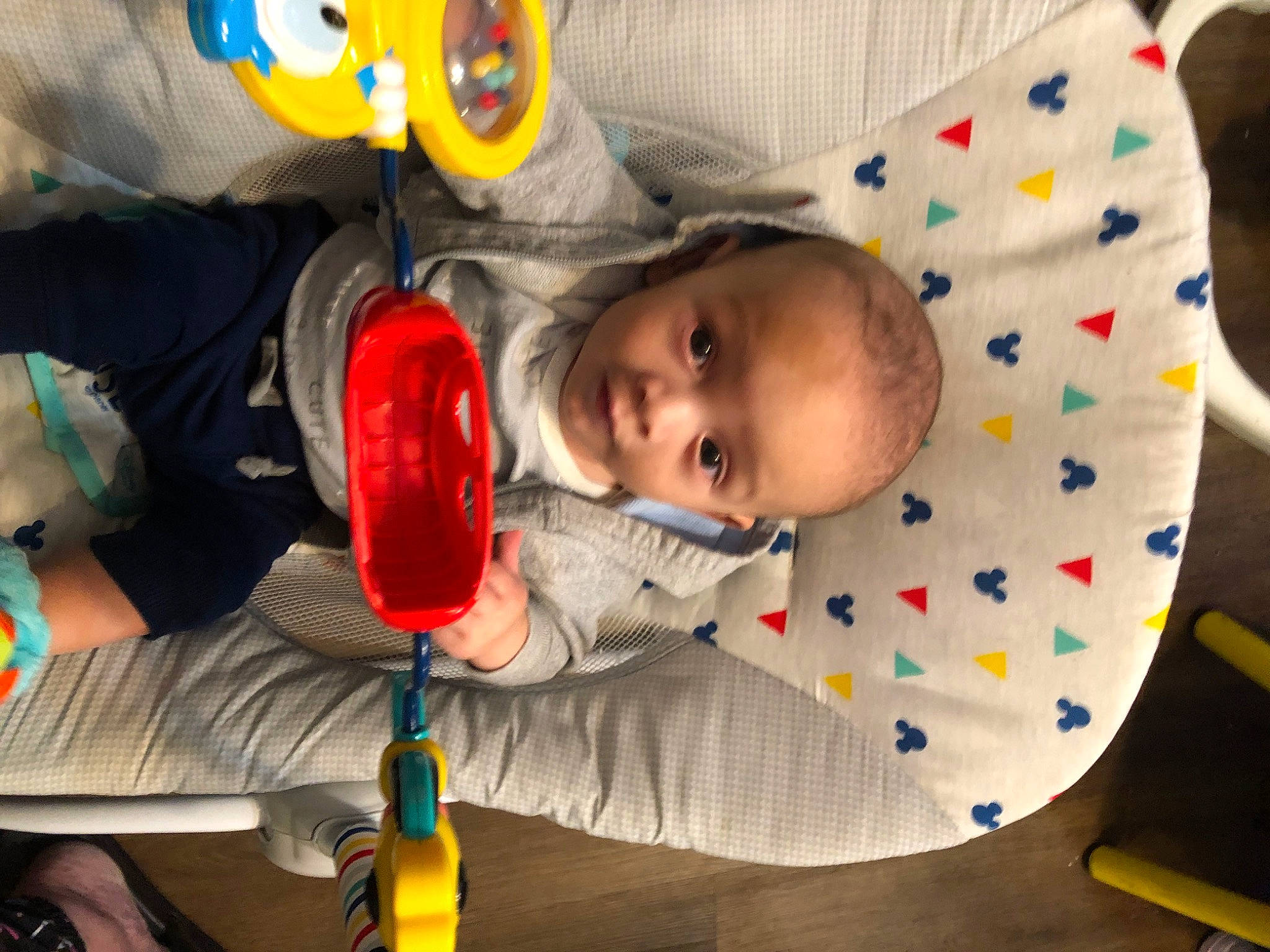 Eziah is registered to the contest to win money with this photo: baby, baby_products, baby_toddler_clothing, baby_toys, child, event, fun, happy, leisure, mouth, party, party_supply, person, play, product, room, smile, textile, toddler, toy