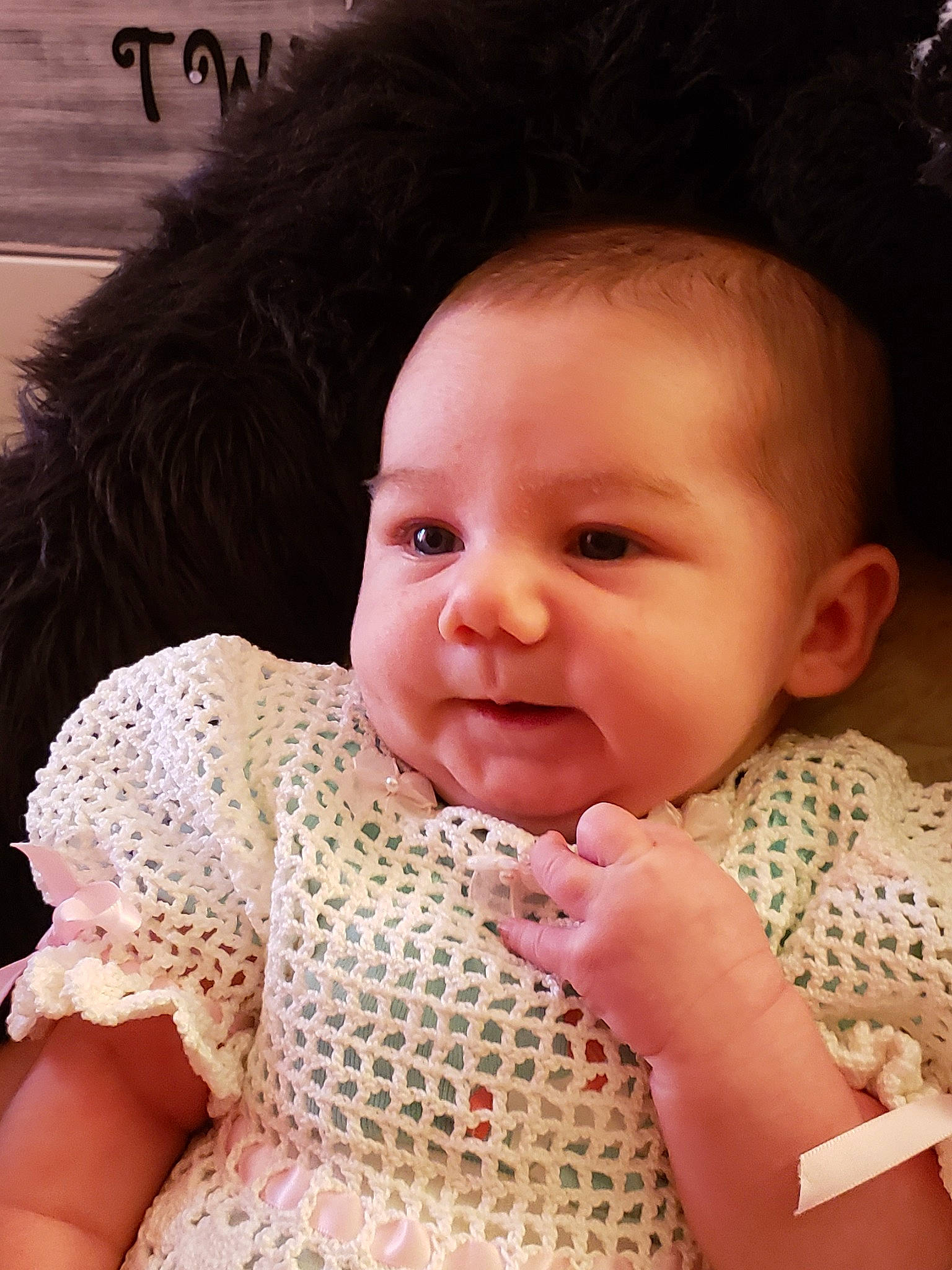 Skylar Rose is registered to the contest to win money with this photo: baby, beauty, cheek, child, chin, eye, face, facial_expression, finger, forehead, hair, head, human, iris, lip, mouth, nose, person, skin, smile