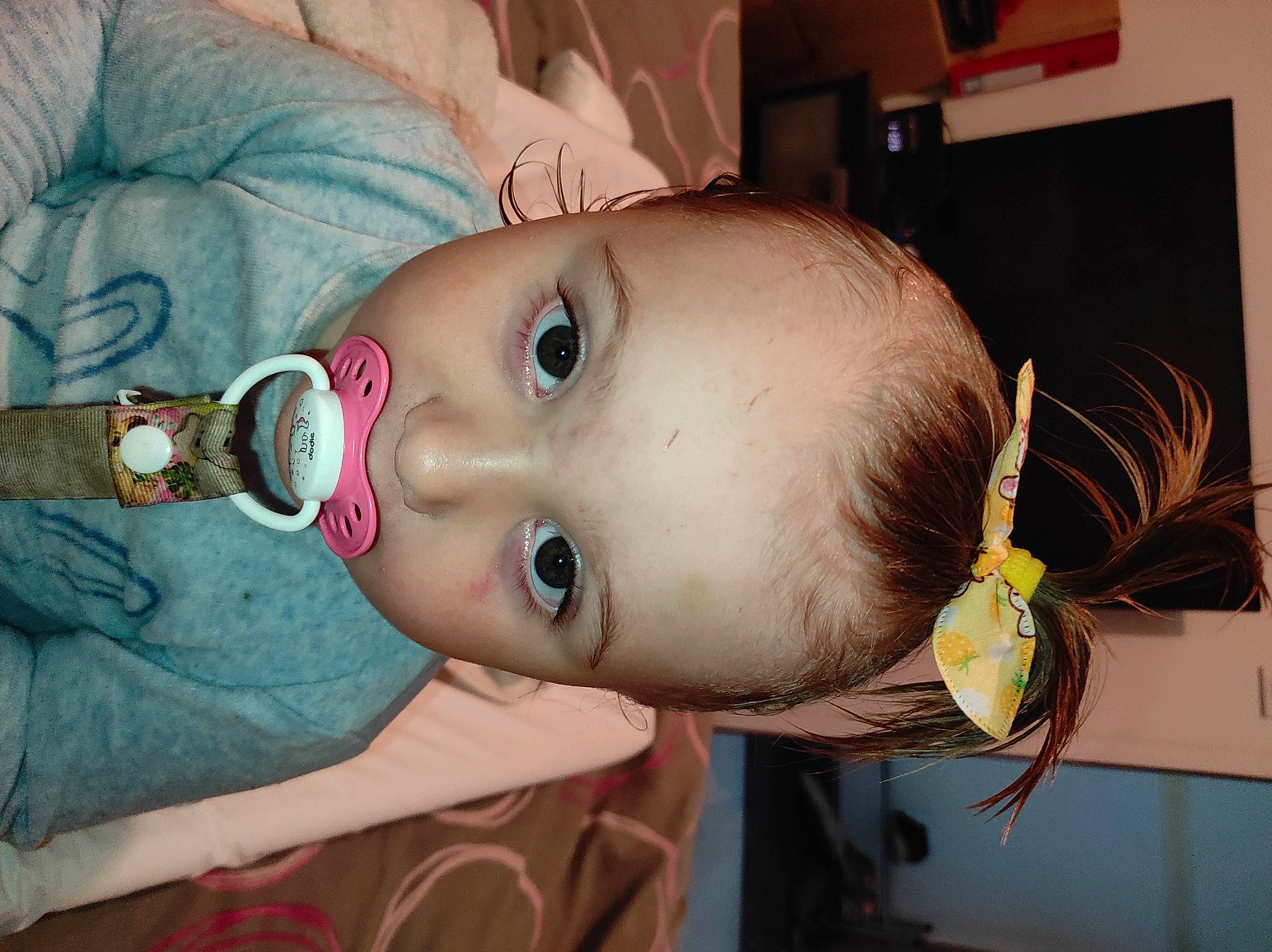 Naëlya participe au concours pour gagner de l'argent avec cette photo : baby, cheek, child, chin, ear, eye, eyebrow, eyelash, forehead, fun, hairstyle, human_body, iris, lip, mouth, neck, nose, person, skin, throat