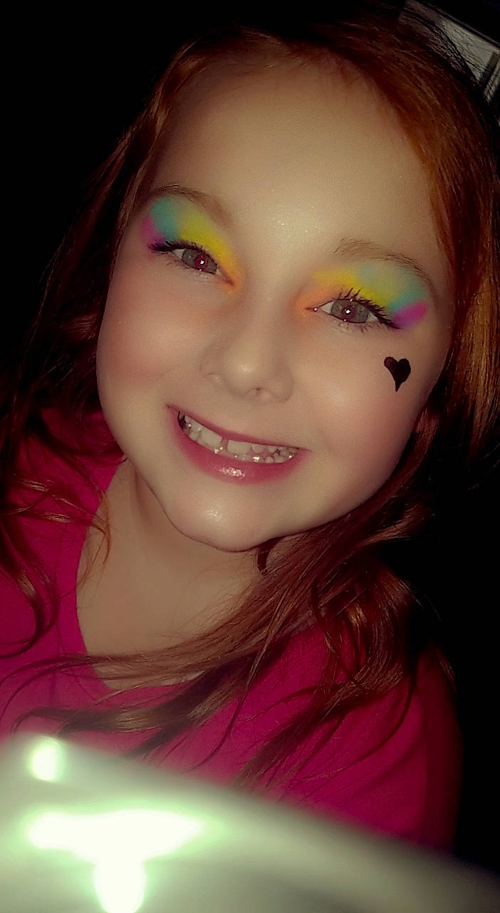 Valerie joined the competition — help win amazing prizes! cheek, chin, ear, eye_liner, eyebrow, eyelash, facial_expression, flash_photography, forehead, happy, human_body, jaw, joy, lip, makeover, mouth, neck, nose, person, purple