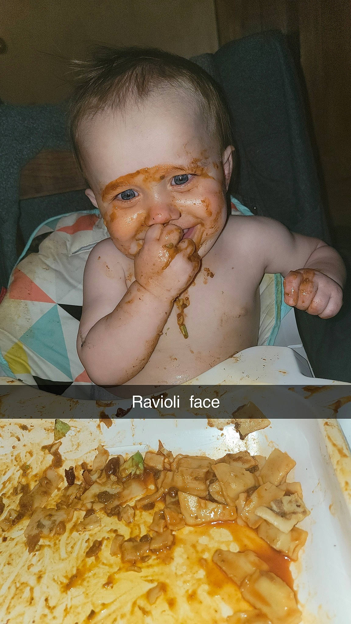 Aiden is registered to the contest to win money with this photo: baby, biting, cheek, child, comfort_food, cuisine, dish, eating, eye, eyelash, food, food_craving, fun, ingredient, mouth, nose, organ, person, recipe, thumb