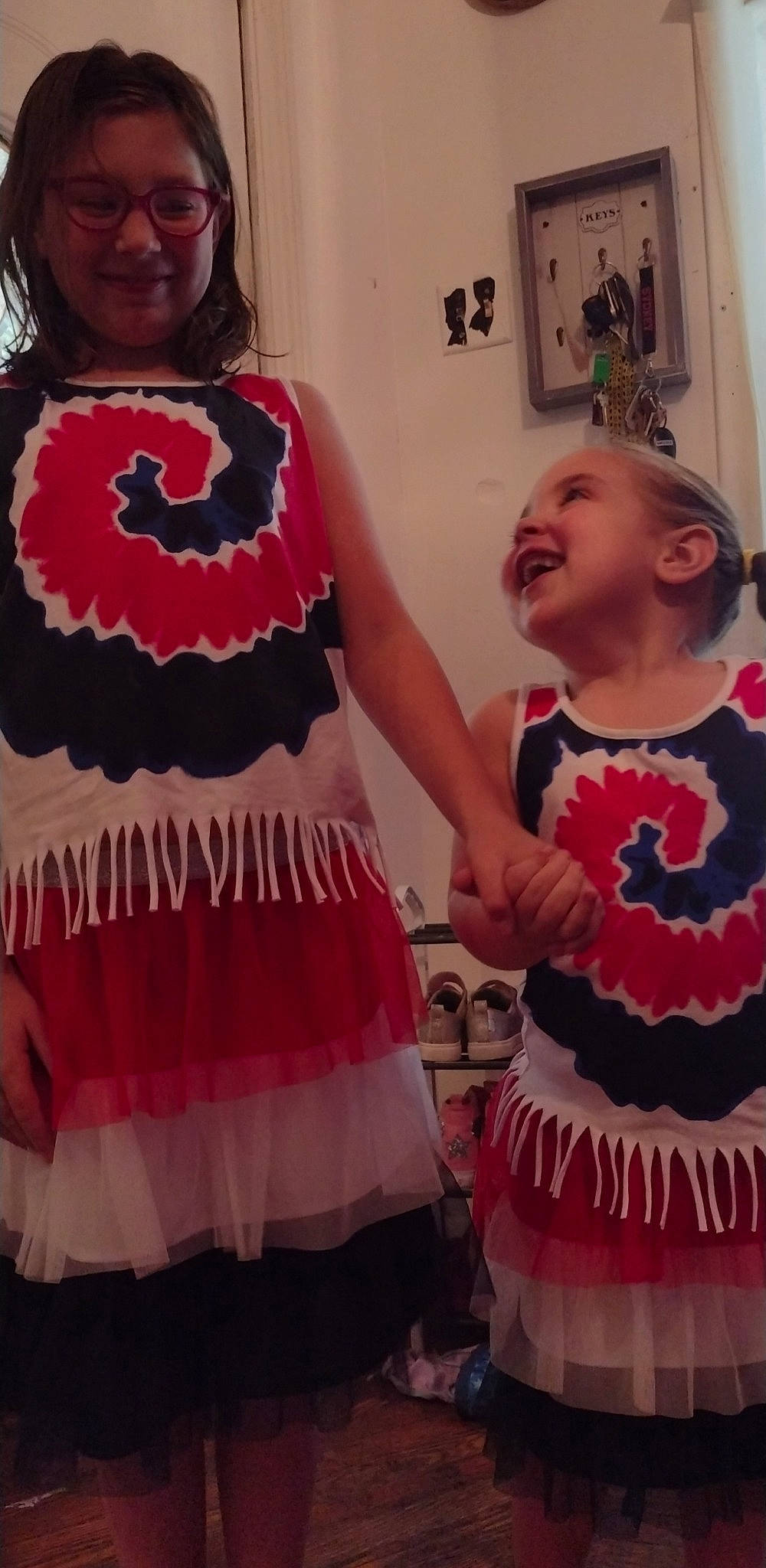 Gracelynn is registered to the contest to win money with this photo: baby_toddler_clothing, cool, dress, facial_expression, fashion, fashion_design, hairstyle, happy, joy, magenta, people, person, pink, red, shoulder, sleeve, smile, t_shirt, textile, trunk