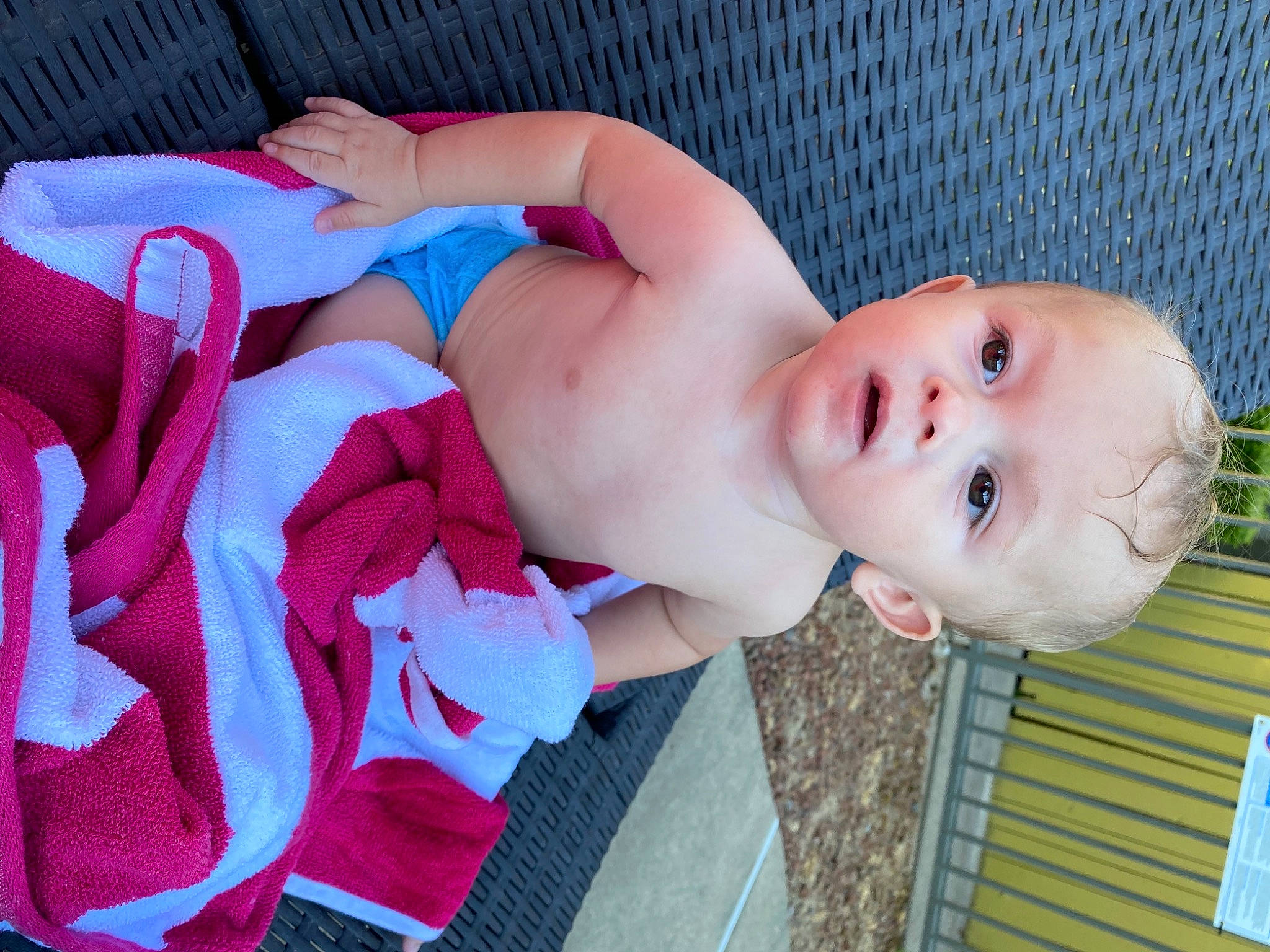 Kayne joined the competition — help win amazing prizes! abdomen, baby, baby_products, baby_toddler_clothing, chest, child, eyelash, human_leg, joint, lingerie, lip, magenta, mouth, pattern, person, pink, skin, textile, thigh, toddler