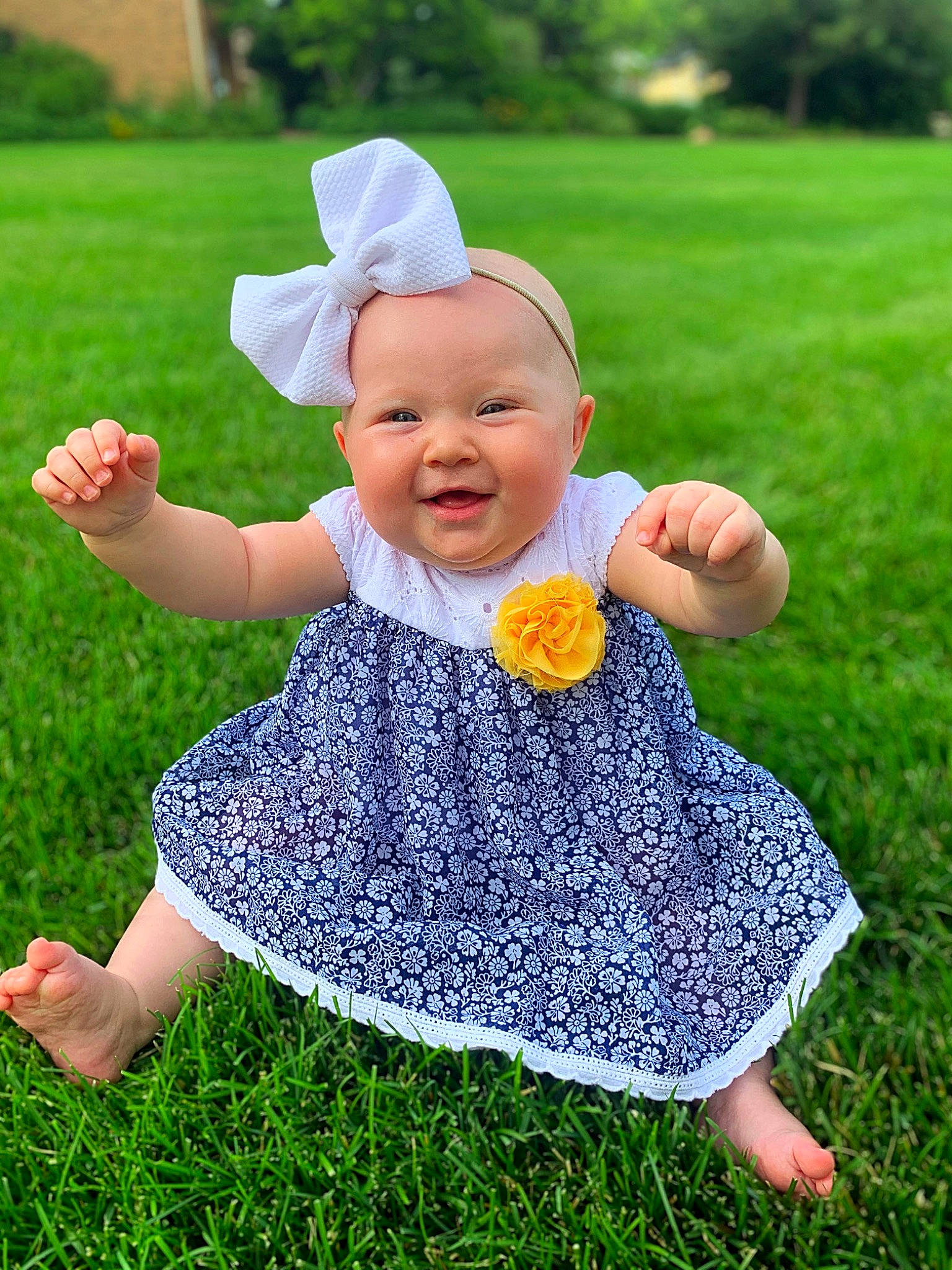 Laney is registered to the contest to win money with this photo: baby, baby_toddler_clothing, child, design, finger, grass, grass_family, hand, happy, headwear, meadow, pattern, people_in_nature, person, photography, plant, play, product, spring, toddler