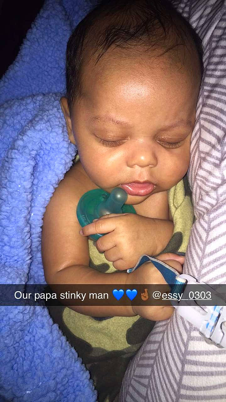 Zy'Mir joined the competition — help win amazing prizes! arm, baby, baby_toddler_clothing, blue, cheek, ear, eyebrow, eyelash, finger, gesture, hand, happy, iris, lip, mouth, nail, neck, nose, person, skin