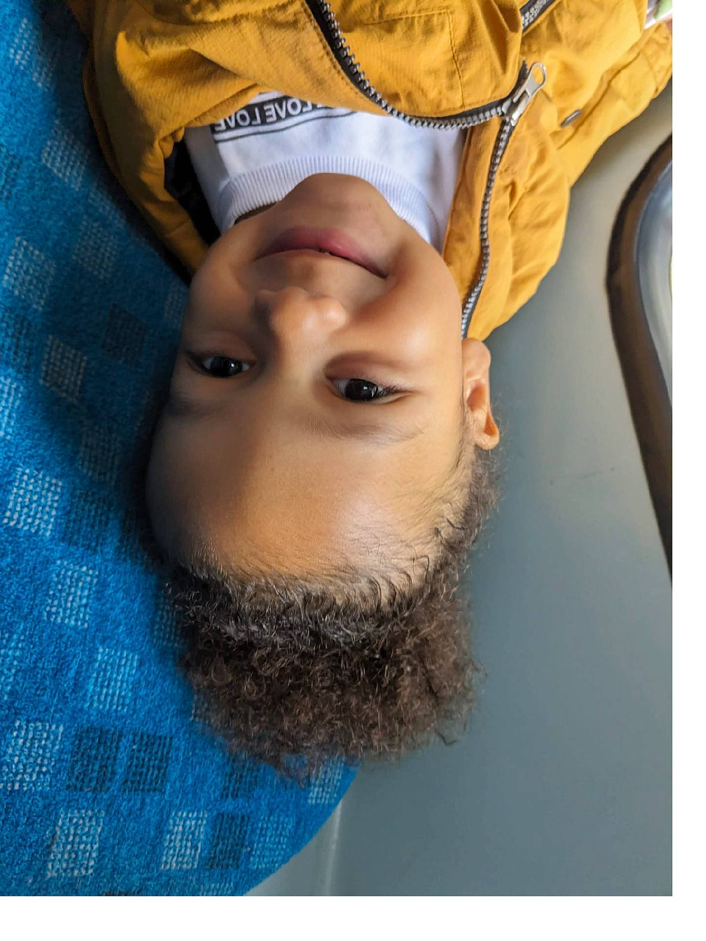 Kobie joined the competition — help win amazing prizes! accessories, baby, baseballcap, beard, cap, clothing, coat, face, glasses, happy, hat, head, jacket, jewelry, pants, person, photography, portrait, selfie, smile