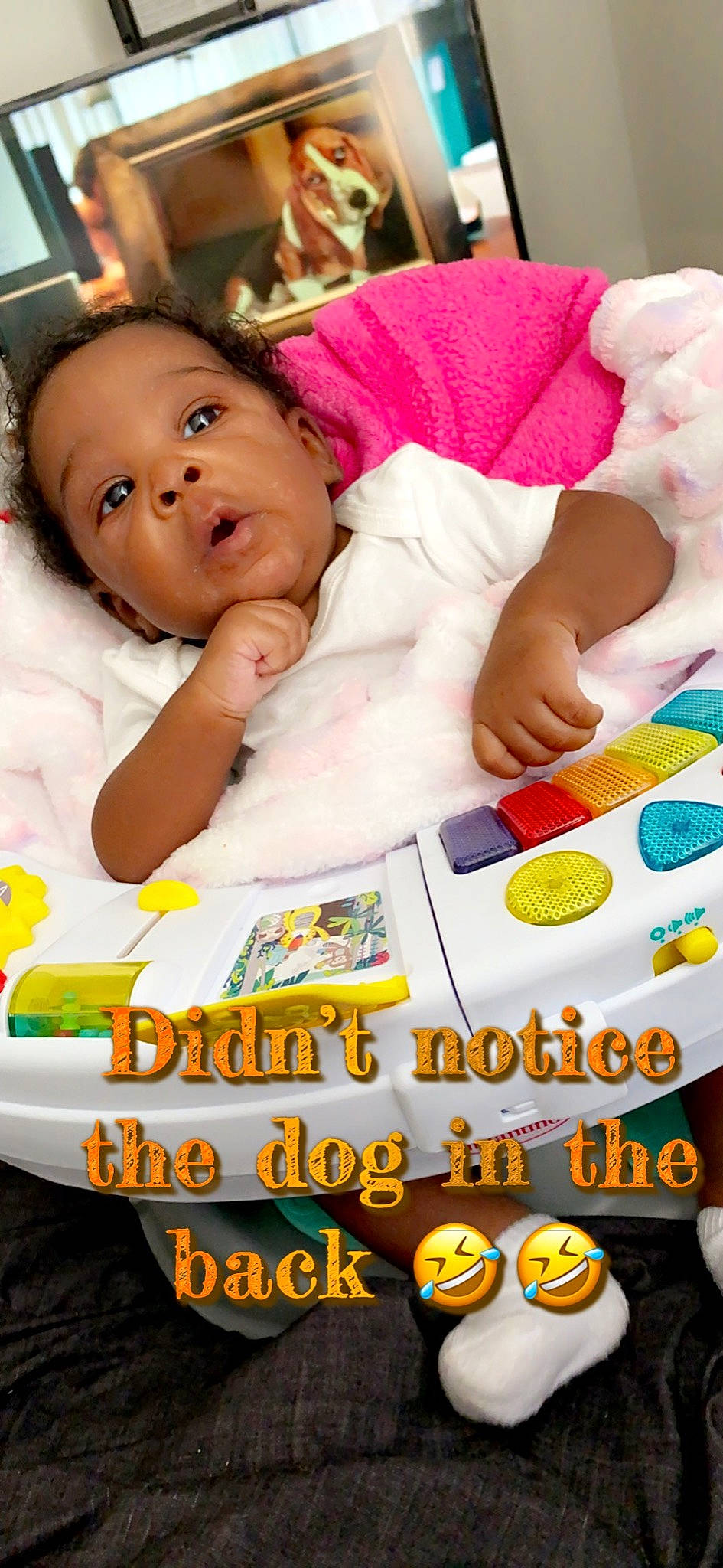 Ashayla is registered to the contest to win money with this photo: baby, baby_products, baby_safety, baby_sleeping, baby_toddler_clothing, bedtime, child, comfort, comfort_food, font, fun, happy, linens, person, play, product, room, sweetness, toddler, yellow