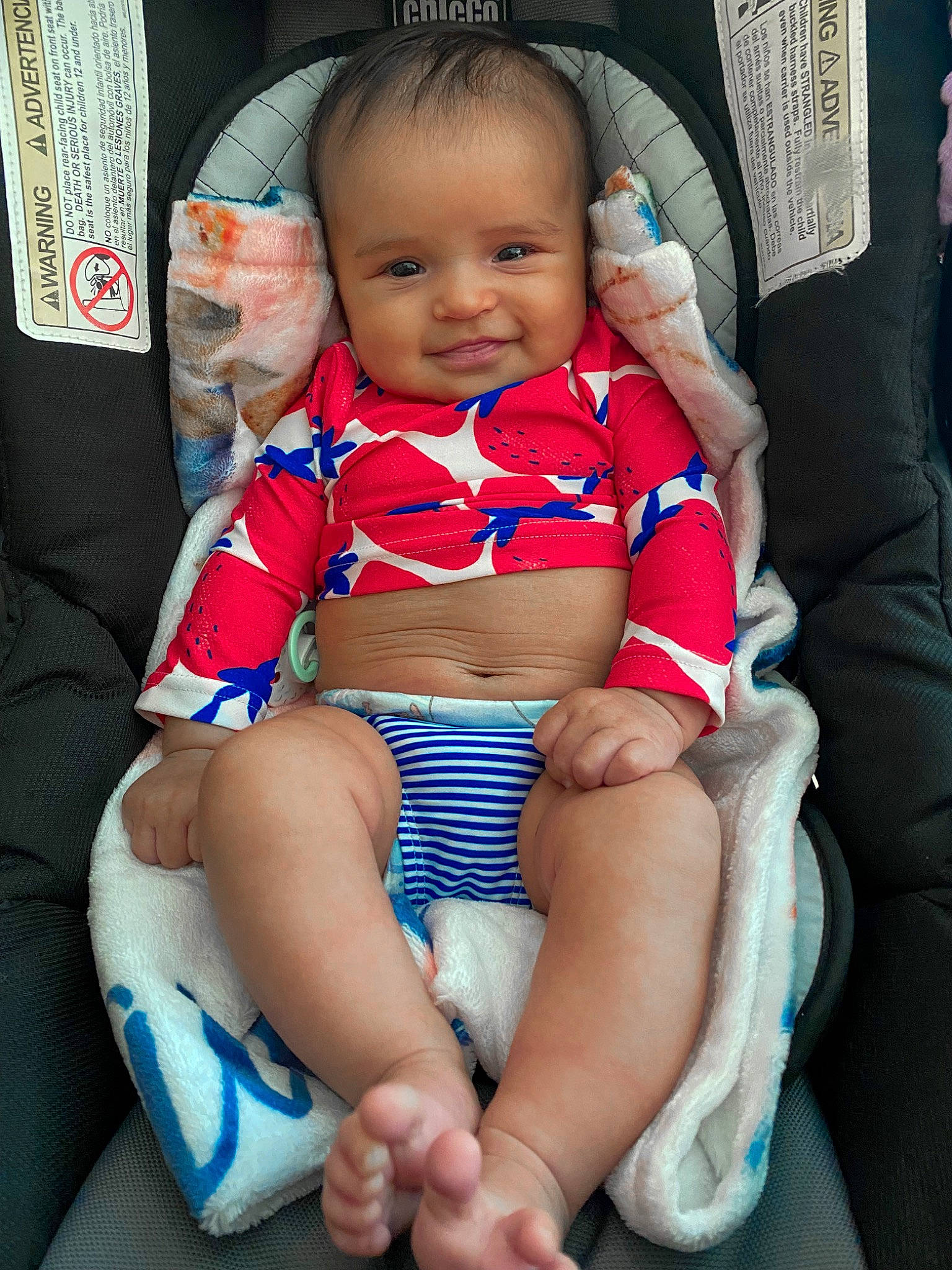 Avayah is registered to the contest to win money with this photo: abdomen, baby_toddler_clothing, blue, chest, comfort, eye, face, finger, head, human_body, knee, leg, mouth, neck, person, skin, smile, stomach, thigh, trunk