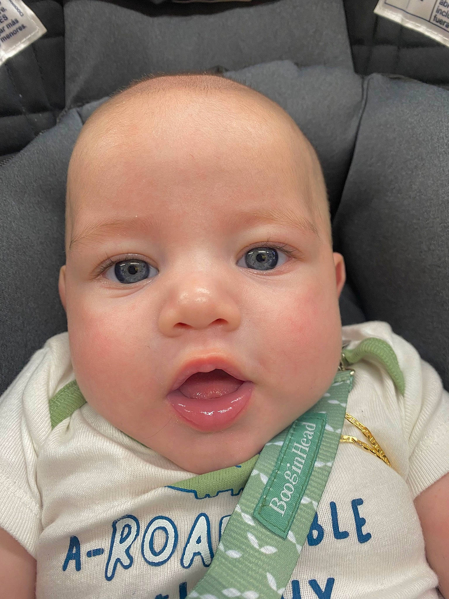 Fernando is registered to the contest to win money with this photo: baby, baby_safety, baby_toddler_clothing, cheek, child, comfort, ear, eyebrow, eyelash, finger, happy, iris, lip, mouth, nose, person, skin, sleeve, textile, toddler