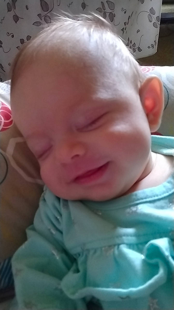 Lani joined the competition — help win amazing prizes! baby, baby_toddler_clothing, cheek, child, chin, ear, eye, eyebrow, eyelash, happy, iris, lip, mouth, nose, person, pink, skin, sleeve, smile, thumb