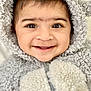 baby, child, smiling, face, hoodie, fuzzy_clothing, cute, portrait, closeup, young_child, infant, warm_clothing, cozy, happy, eyes, skin, expression, zipped_jacket, fluffy, baby_fashion