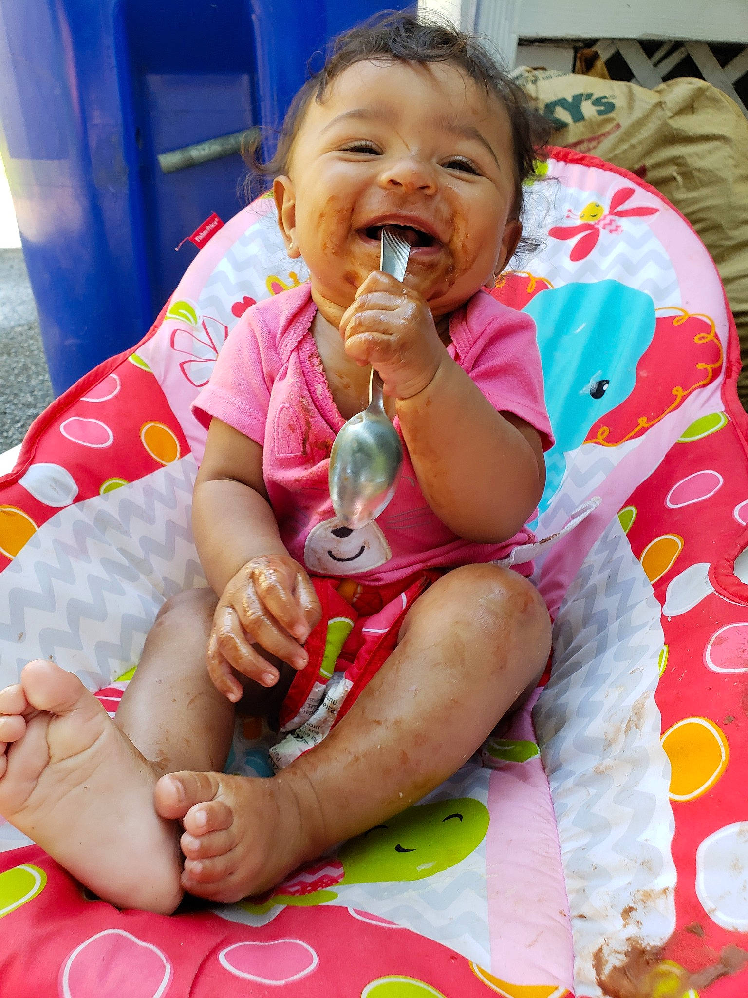 Zyla is registered to the contest to win money with this photo: child, finger, fun, hand, infant, person, play, product, toddler, toy