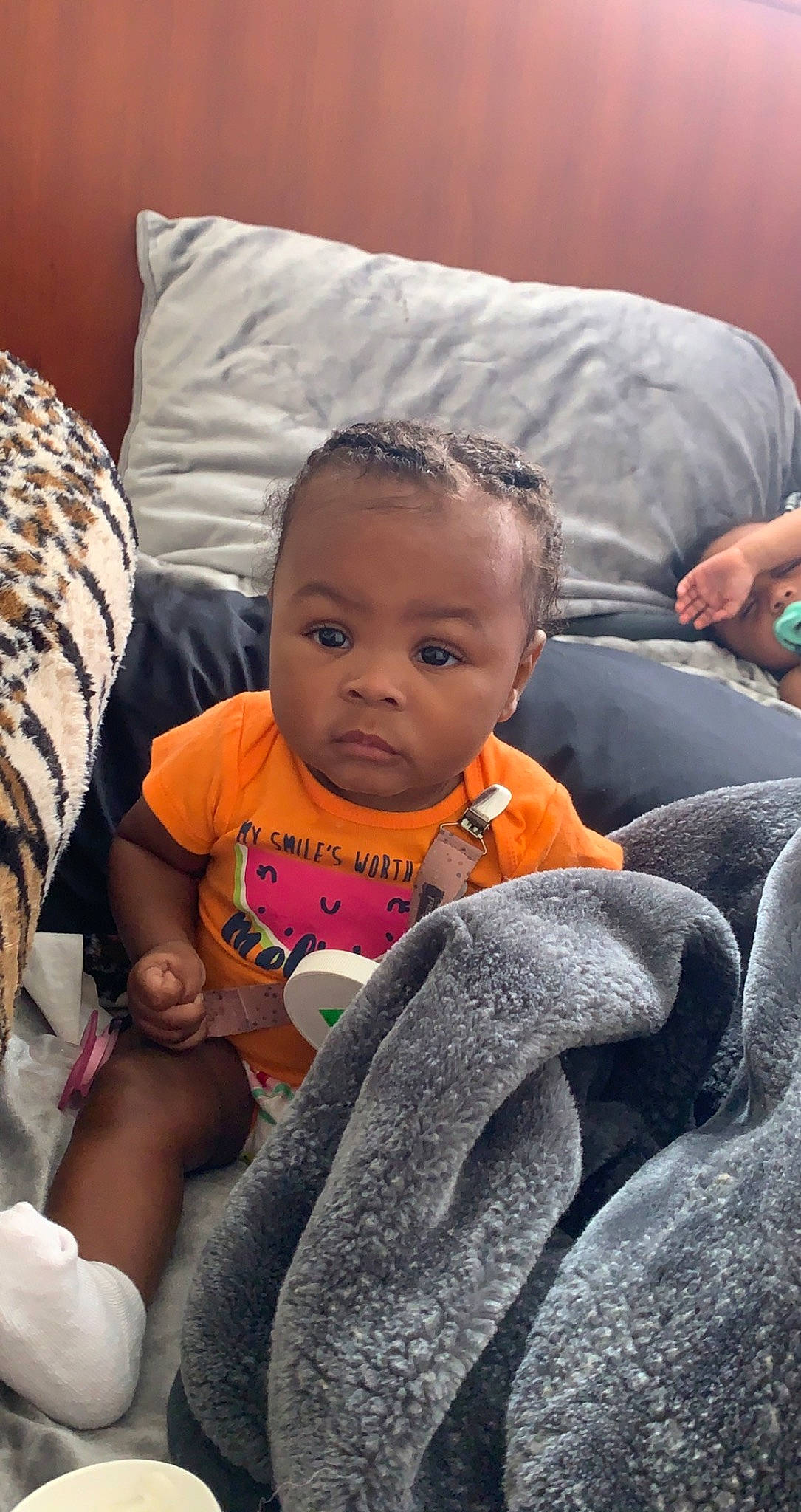 Desiree joined the competition — help win amazing prizes! baby, baby_toddler_clothing, cheek, child, comfort, eye, fun, grass, happy, head, human_body, lap, leisure, linens, nose, person, sitting, skin, toddler, vacation