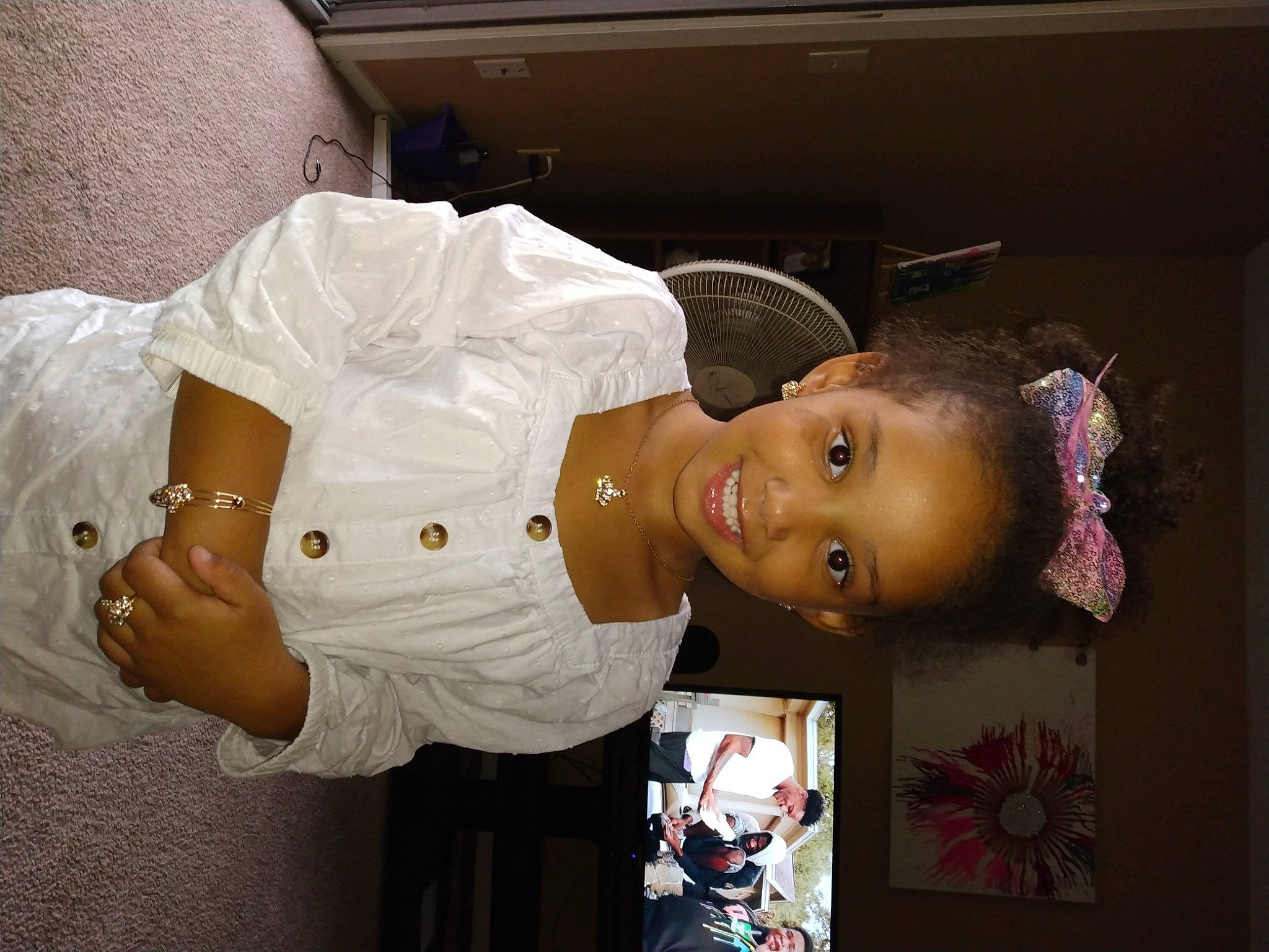 Kamari'Ya joined the competition — help win amazing prizes! abdomen, chest, child, costume, elbow, event, eyelash, fashion_accessory, fun, happy, hat, jewellery, joy, person, sleeve, smile, tradition, trunk, visual_arts, wrist