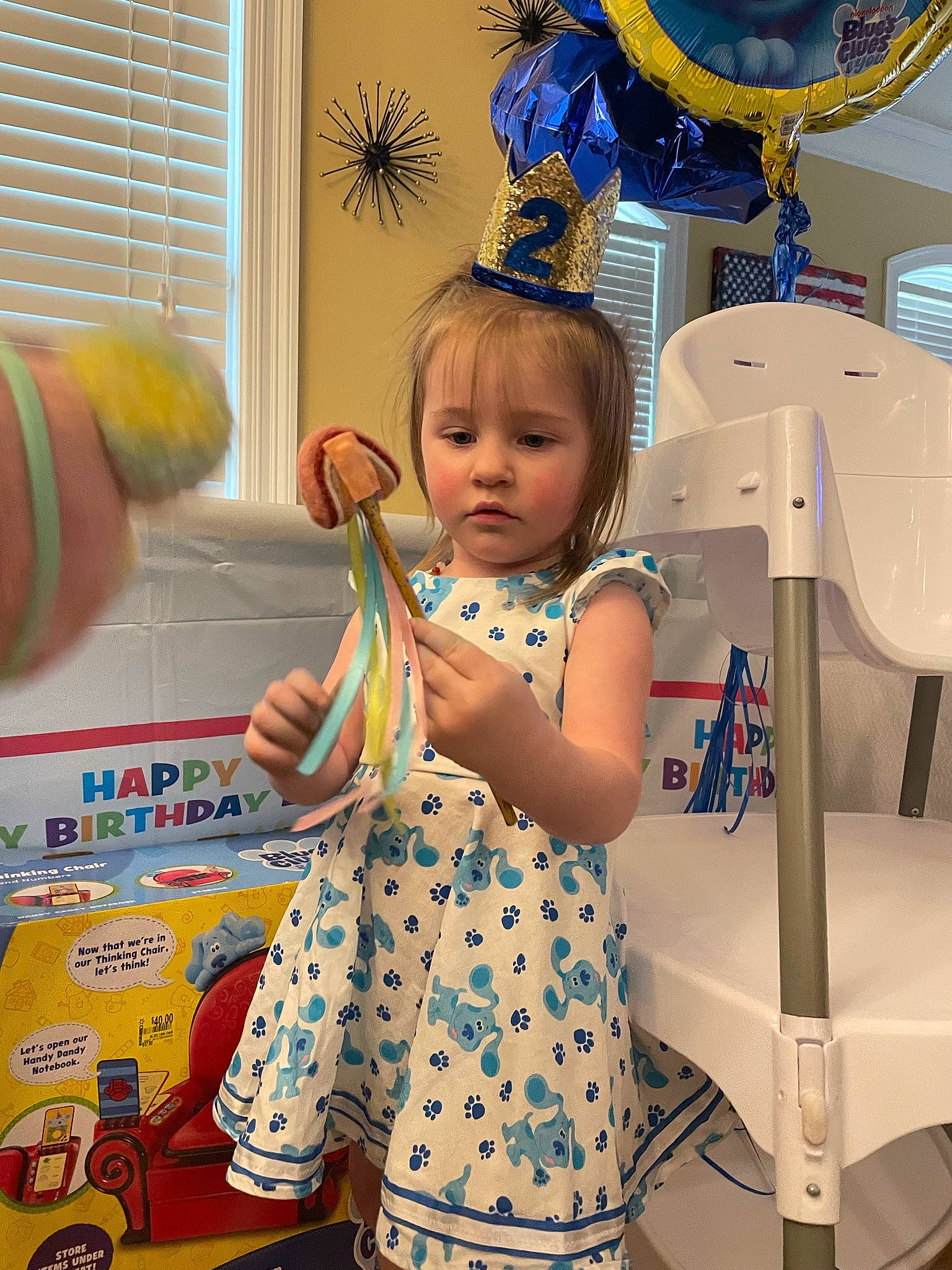 Athena joined the competition — help win amazing prizes! baby, baby_products, baby_toddler_clothing, blue, child, fashion_design, fun, happy, organ, party, party_supply, pattern, person, play, room, standing, t_shirt, toddler, window, window_blind