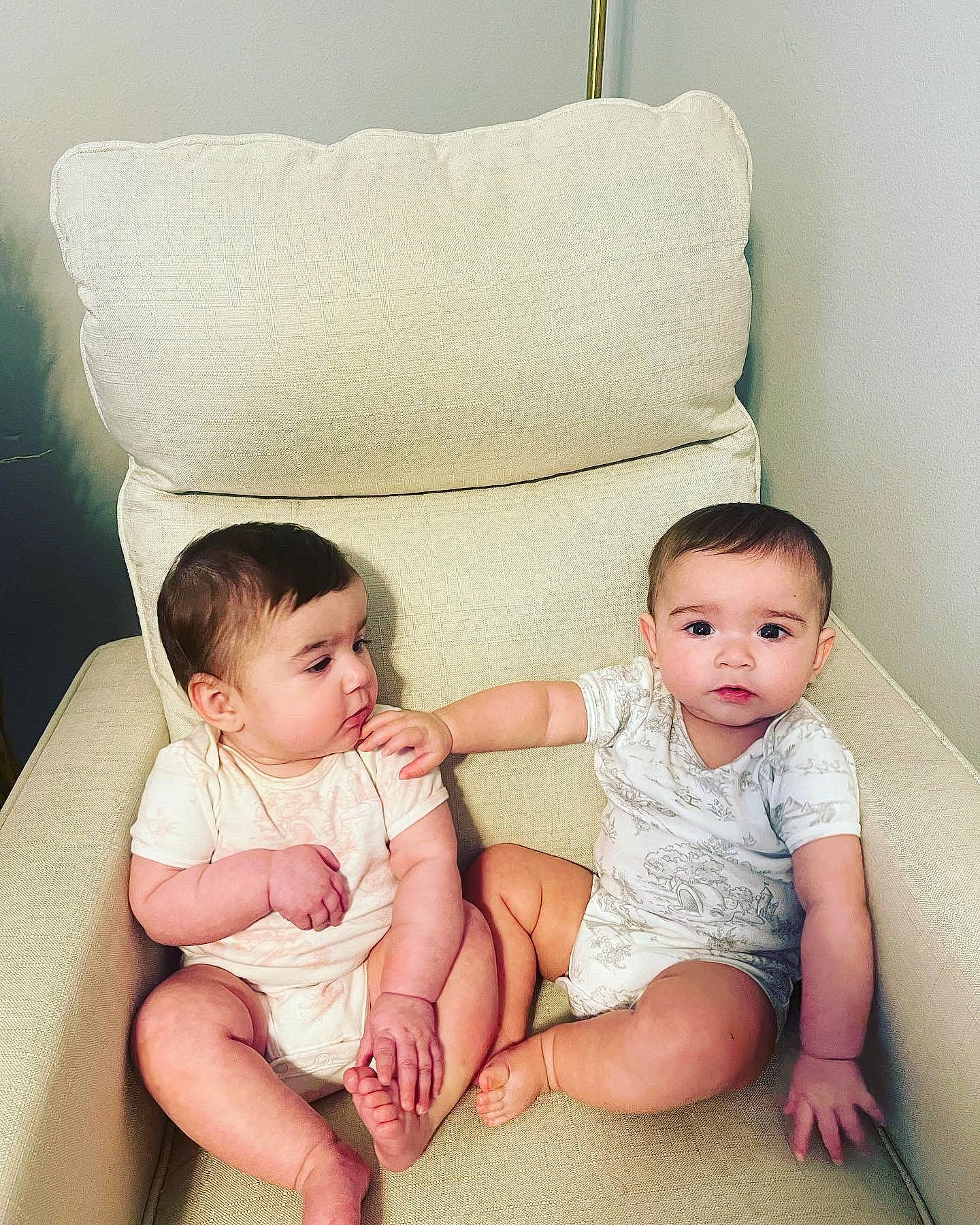 Aidan joined the competition — help win amazing prizes! arm, baby_toddler_clothing, comfort, facial_expression, fashion, finger, flash_photography, gesture, hair, hairstyle, happy, head, human, human_body, mammal, person, product, skin, stomach, thigh