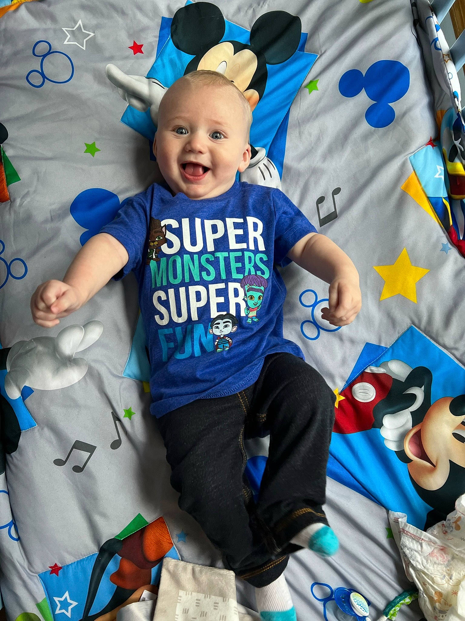 Ayden joined the competition — help win amazing prizes! azure, baby, baby_toddler_clothing, child, cool, electric_blue, event, fun, happy, leisure, party_supply, person, pink, product, shorts, sleeve, smile, t_shirt, textile, toddler
