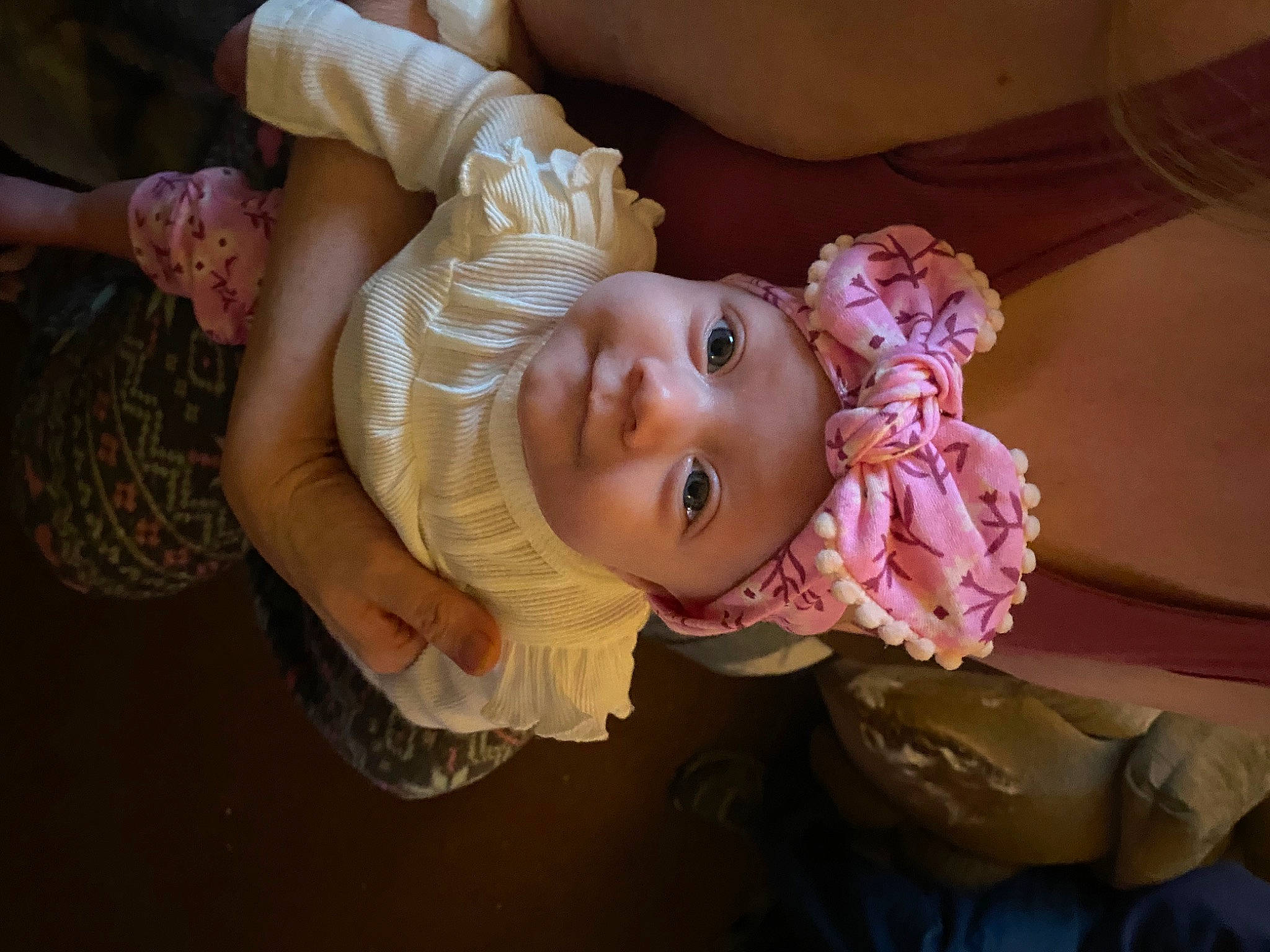 Willow is registered to the contest to win money with this photo: abdomen, baby, baby_toddler_clothing, cheek, child, event, flash_photography, fun, gesture, happy, headpiece, headwear, jewellery, nail, peach, person, petal, smile, thumb, toddler