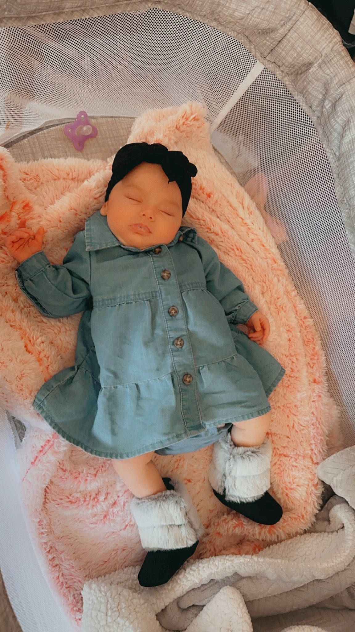 Ivory joined the competition — help win amazing prizes! baby, baby_products, baby_safety, baby_sleeping, baby_toddler_clothing, cheek, child, comfort, headgear, headwear, infant_bed, linens, outerwear, pattern, person, pink, product, sitting, sleeve, textile