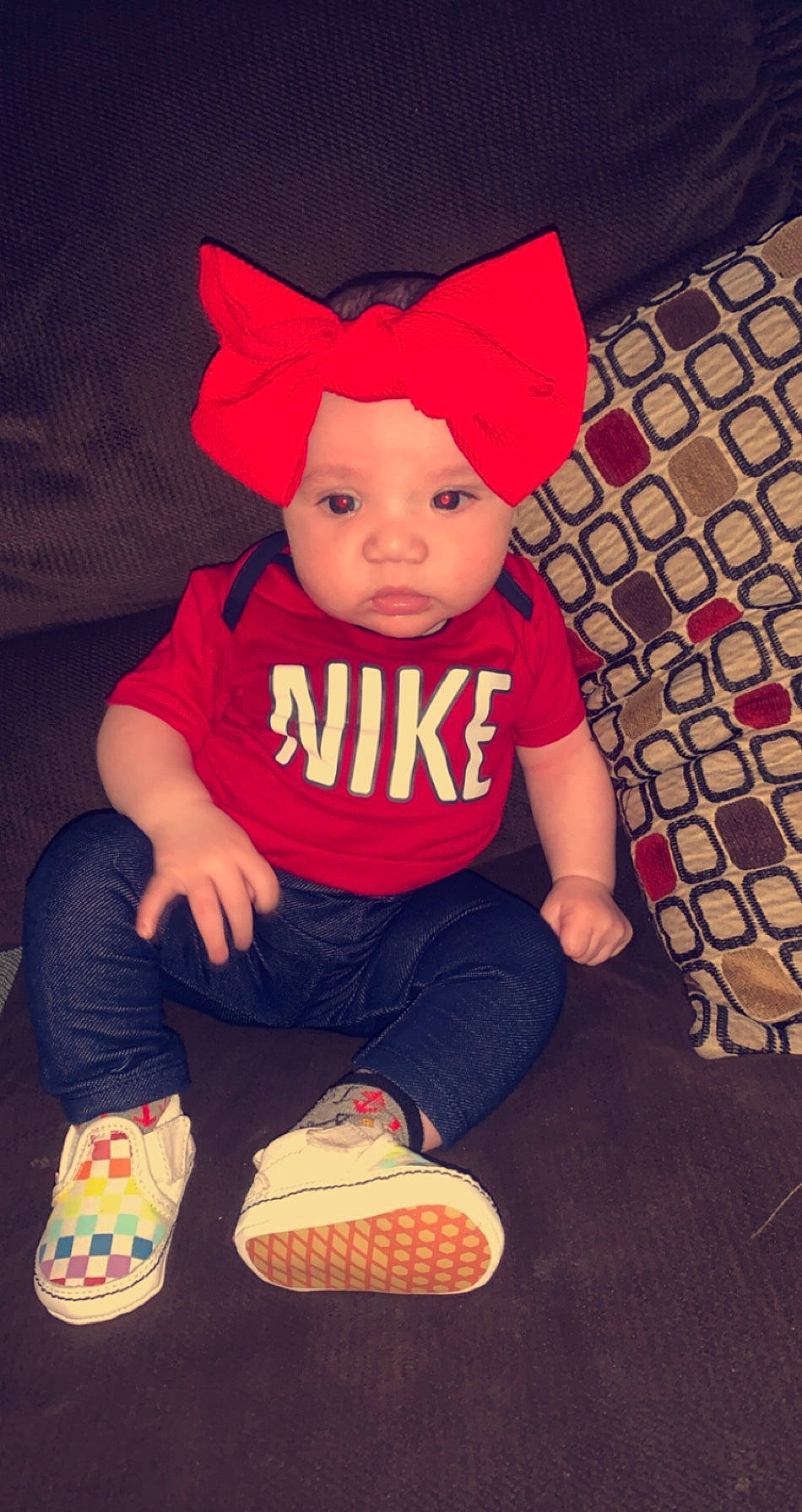 Hermione joined the competition — help win amazing prizes! baby, baby_toddler_clothing, cap, child, clothing, cool, costume_hat, happy, hat, headwear, human_body, leg, magenta, outdoor_shoe, party_supply, person, pink, sleeve, sock, t_shirt