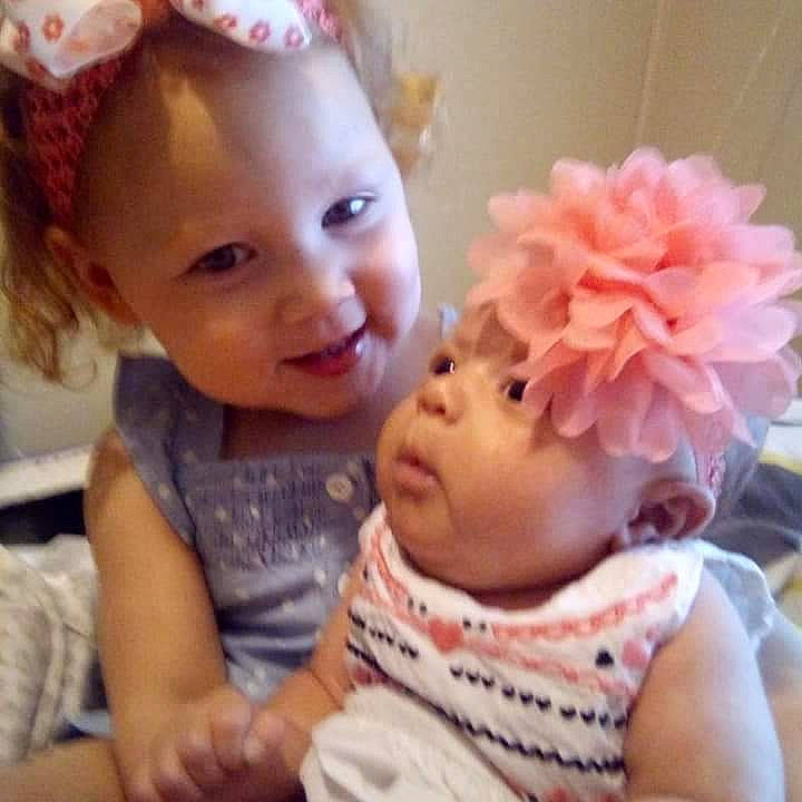 Chole joined the competition — help win amazing prizes! baby, baby_toddler_clothing, cheek, child, ear, face, fashion_accessory, flower, hair_accessory, head, headband, headgear, joy, person, pink, smile, toddler