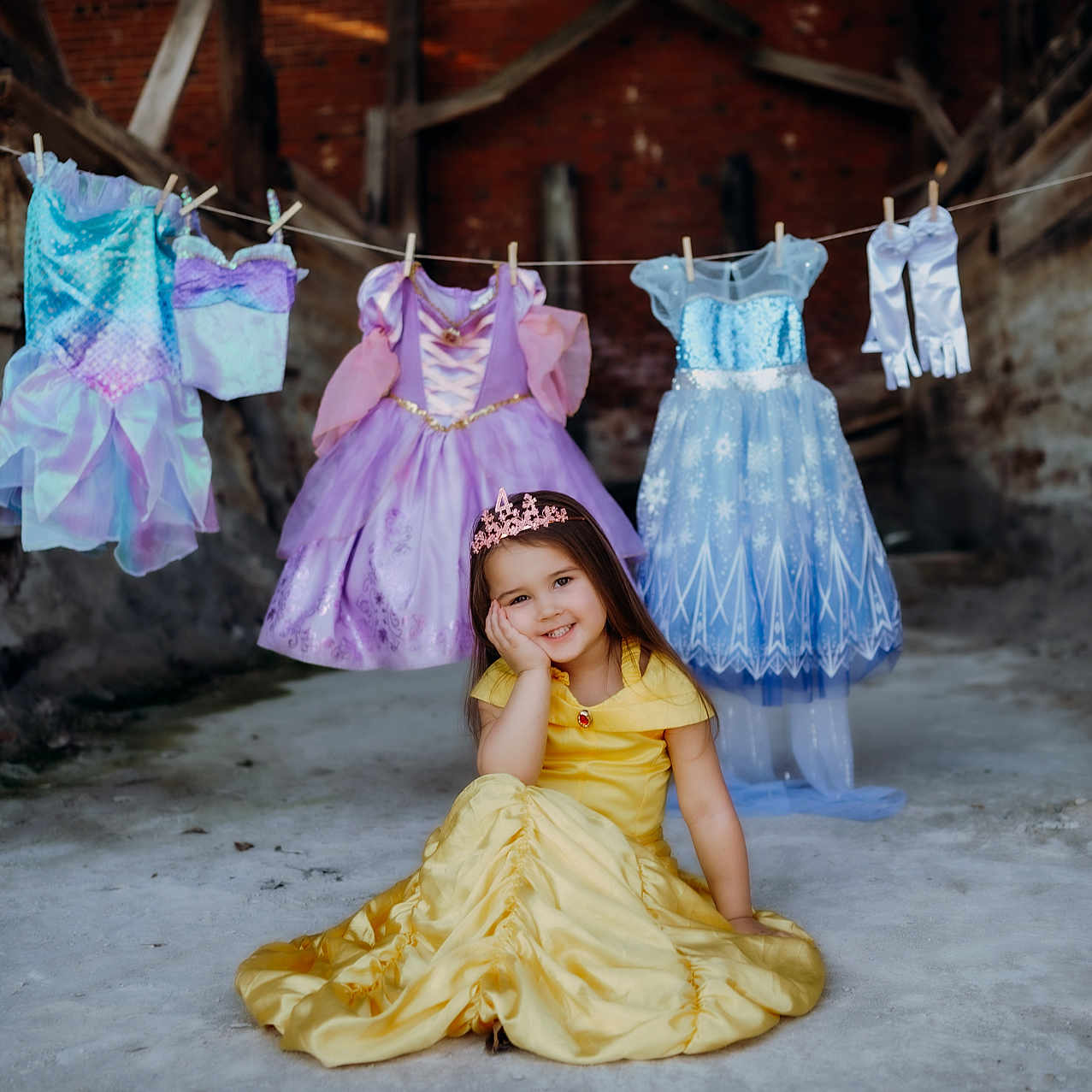 Lillabeth joined the competition — help win amazing prizes! accessories, child, clothing, costume, dress, eveningdress, face, fashion, female, formalwear, girl, glove, gown, happy, head, jewelry, necklace, person, smile, wedding