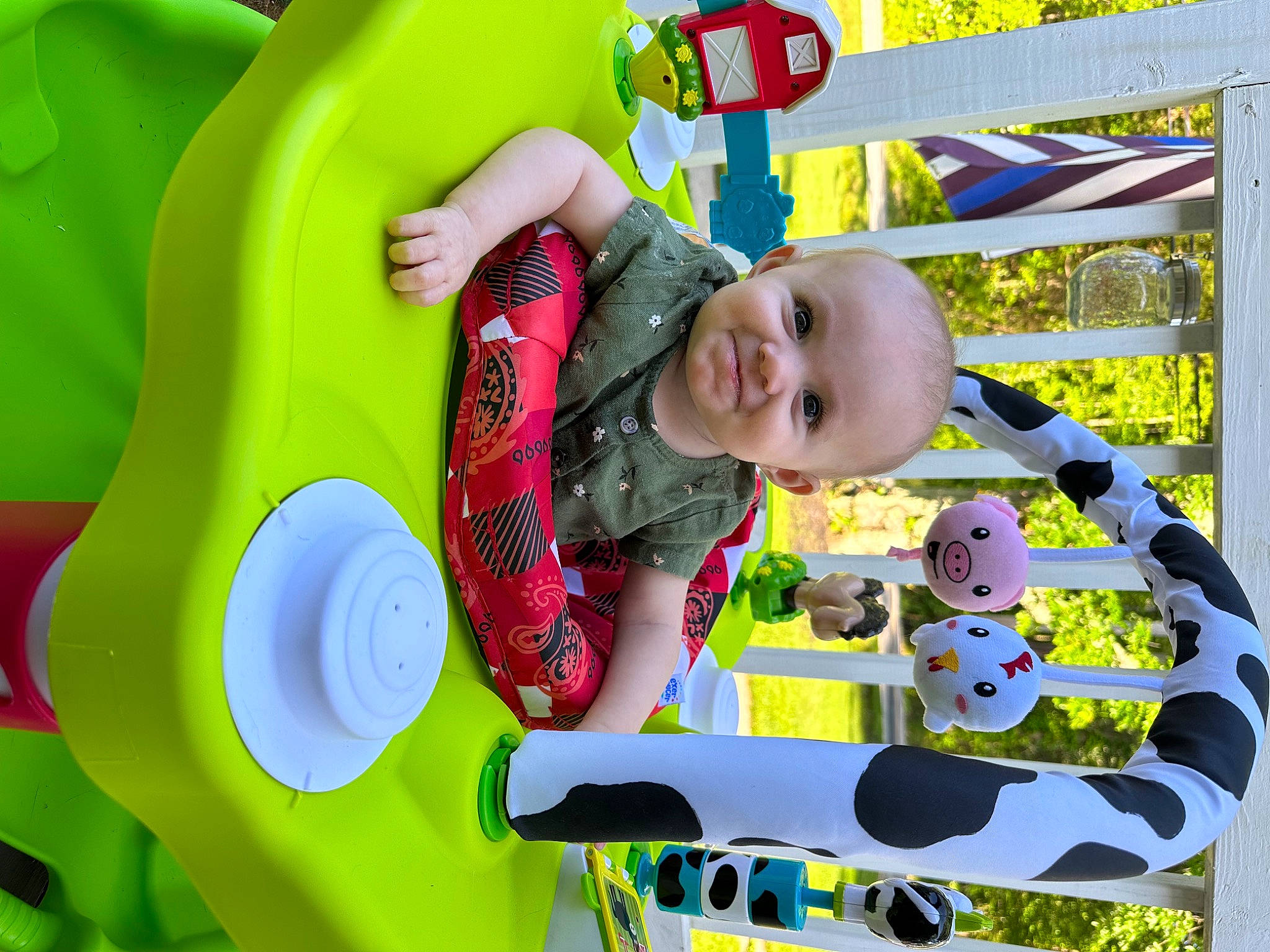 Taylor joined the competition — help win amazing prizes! baby, baby_laughing, baby_products, baby_toddler_clothing, baby_toys, child, fun, grass, green, happy, joy, leisure, person, photograph, play, playground, product, recreation, smile, snapshot