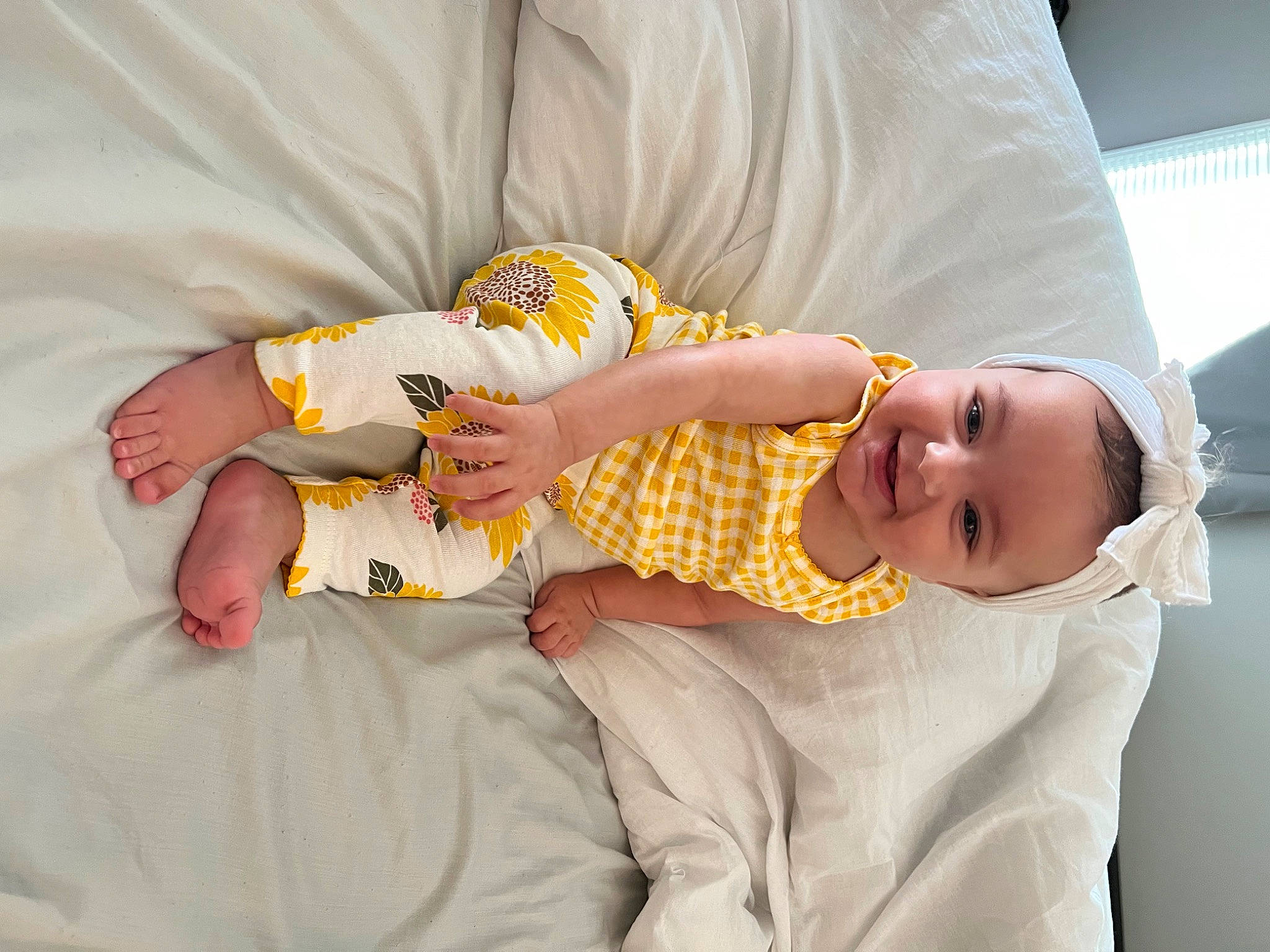 Kahlani joined the competition — help win amazing prizes! abdomen, baby, baby_products, baby_safety, baby_sleeping, baby_toddler_clothing, bedding, bedtime, child, comfort, finger, human_body, joy, linens, mammal, person, product, skin, sleeve, smile