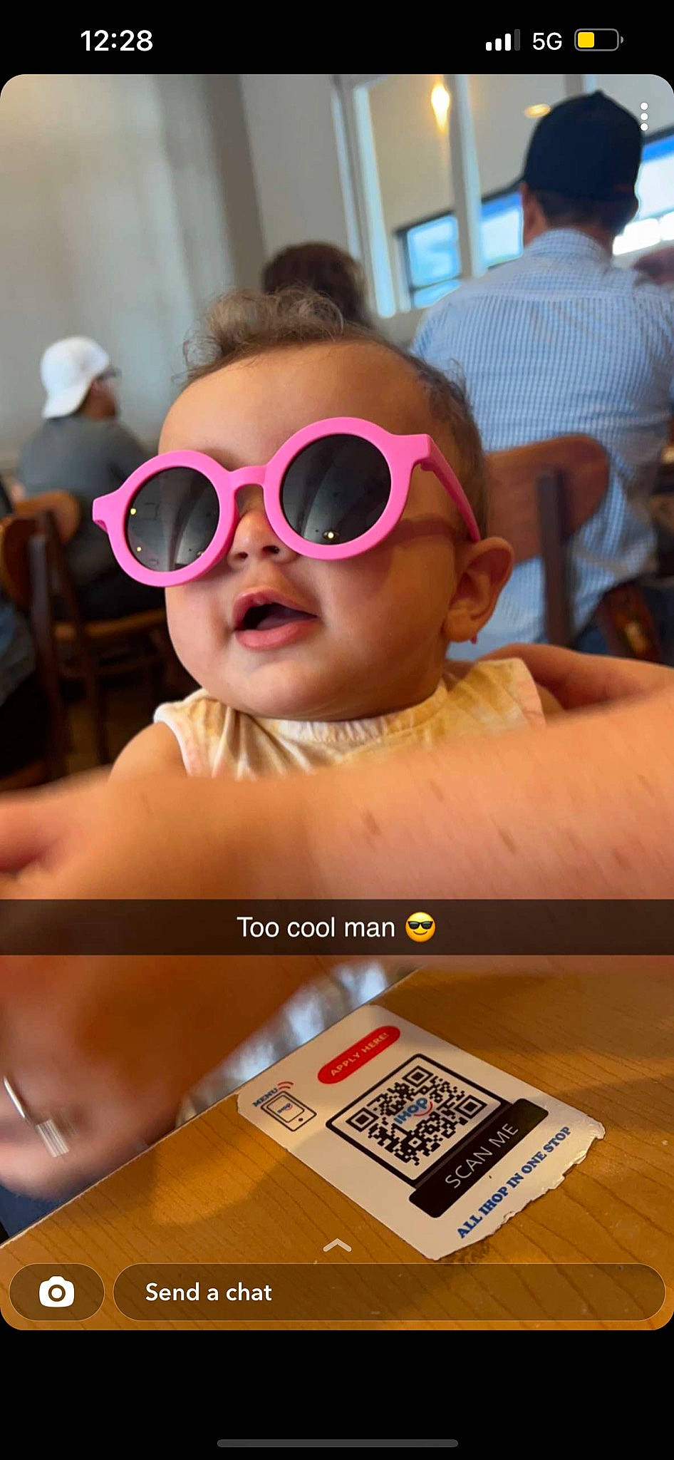 Kahlani joined the competition — help win amazing prizes! baby, child, eyelash, eyewear, font, fun, gadget, glasses, goggles, happy, head, leisure, person, personal_protective_equipment, photo_caption, recreation, selfie, skin, sunglasses, toddler