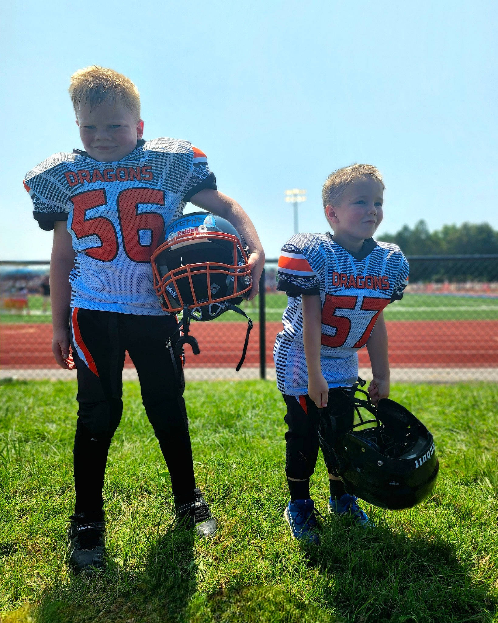 Scotty joined the competition — help win amazing prizes! ball, ball_game, competition_event, fun, grass, grassland, joy, lawn, leisure, people_in_nature, person, personal_protective_equipment, player, recreation, sky, sports, sports_equipment, sports_gear, t_shirt, team