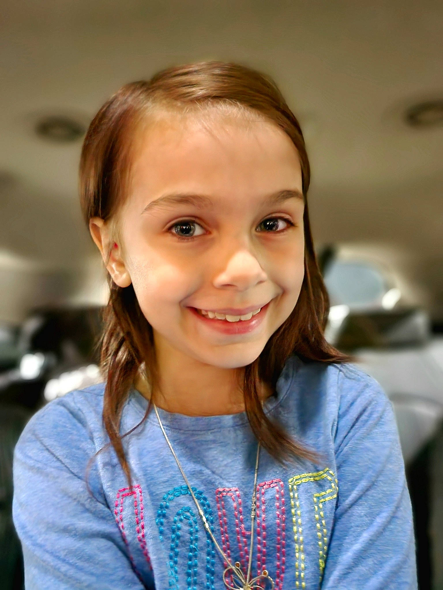 Isabella is registered to the contest to win money with this photo: blond, brown_hair, cheek, child, chin, electric_blue, event, eyelash, face, flash_photography, fun, happy, iris, jewellery, joy, necklace, person, portrait_photography, sleeve, smile