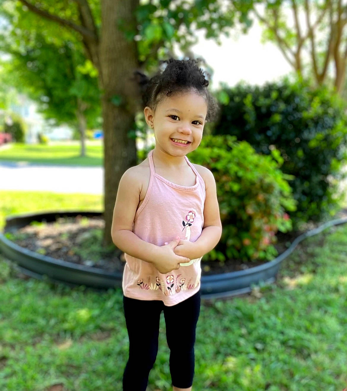 Story joined the competition — help win amazing prizes! child, fun, garden, grass, happy, joy, leisure, magenta, people_in_nature, person, plant, recreation, running, sleeve, sportswear, sweatpant, t_shirt, toddler, tree, trunk