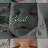 baby, blanket, calm, child, closeup, cursive_text, cute, date, digital_clock, face, indoors, infant, lockscreen, peaceful, phone_screen, portrait, sleeping, soft_light, text_overlay, wrapped