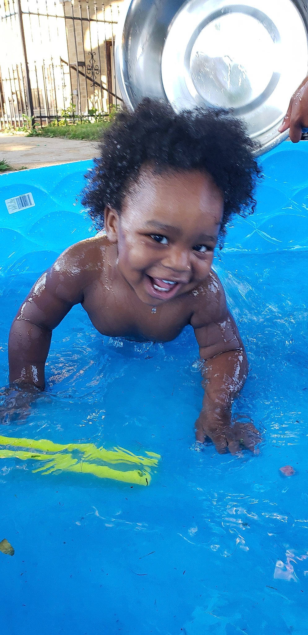 D'Mari joined the competition — help win amazing prizes! black_hair, child, fun, joy, leisure, person, play, recreation, smile, summer, swimming, swimming_pool, toddler, water, water_park