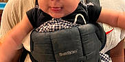 Jazzlyn is registered to the contest to win money with this photo: accessories, baby, backpack, backpacking, bag, bodypart, clothing, face, finger, hand, handbag, head, jewelry, lifejacket, necklace, person, photography, portrait, skin, vest