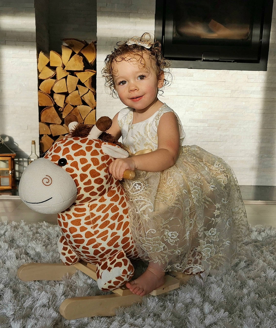 Kora joined the competition — help win amazing prizes! child, event, fashion, fashion_design, fawn, flash_photography, flooring, formal_wear, hair, hairstyle, happy, joy, one_piece_garment, pattern, person, room, sitting, stuffed_toy, textile, toddler