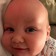 Kyler joined the competition — help win amazing prizes! adorable, baby, cheeks, child, close_up, cute, expression, eyes, face, happy, head, infant, innocence, person, portrait, skin, smile, soft, warm, young