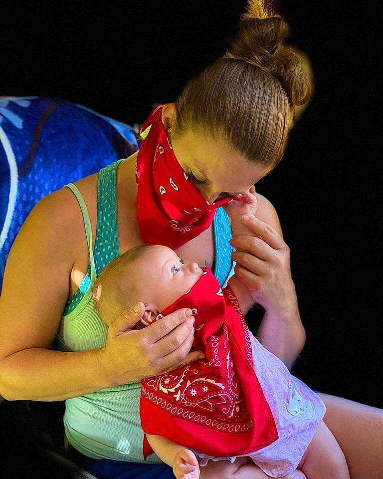 Avah joined the competition — help win amazing prizes! abdomen, baby, child, fun, hand, person, play, sitting, toddler