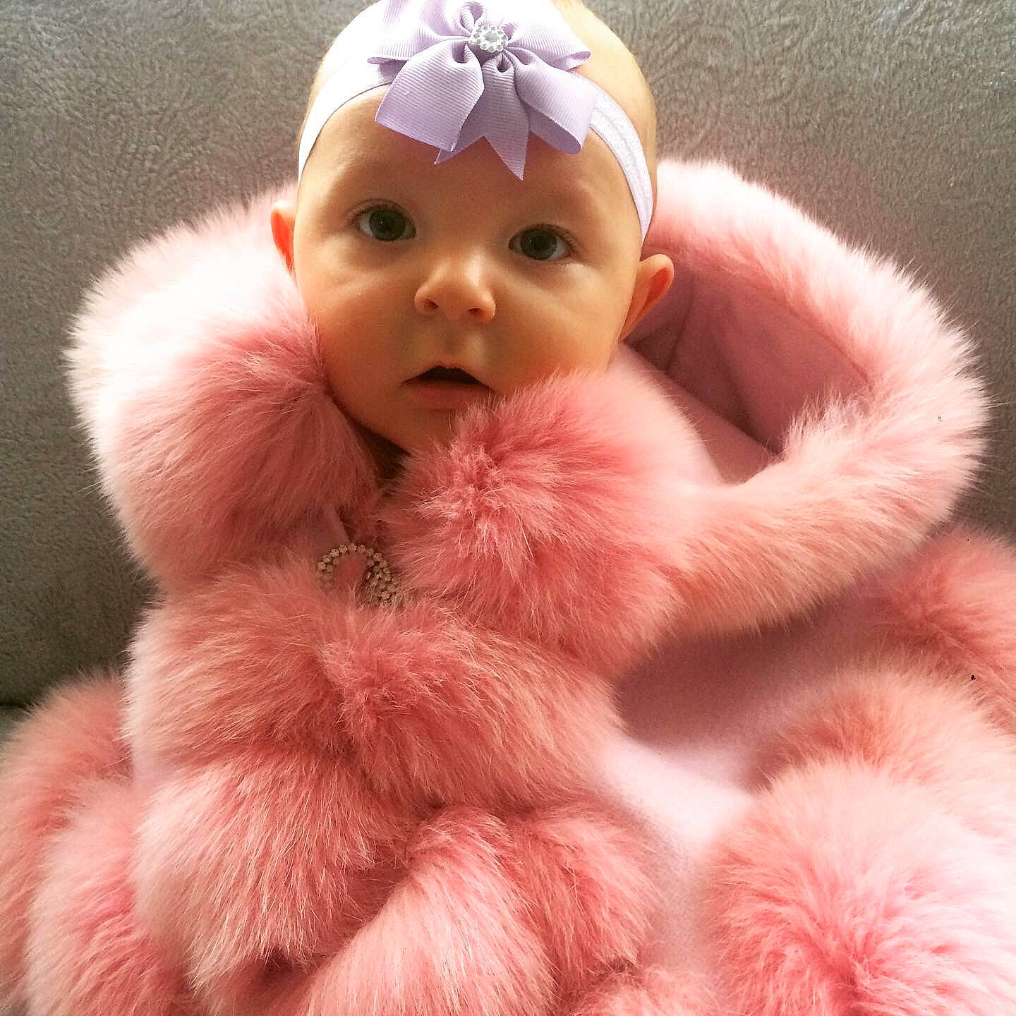Lillie-rose joined the competition — help win amazing prizes! baby, cap, cheek, child, ear, face, fur, fur_clothing, head, headgear, headwear, lip, nose, outerwear, peach, person, pink, skin, stuffed_toy, textile