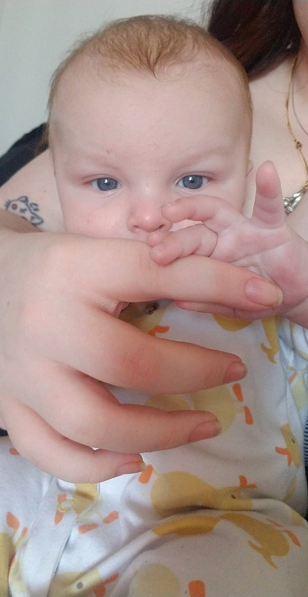 Gray joined the competition — help win amazing prizes! baby, cheek, child, chin, eye, eyebrow, face, finger, forehead, hand, head, iris, lip, mouth, nail, nose, person, skin, smile, thumb