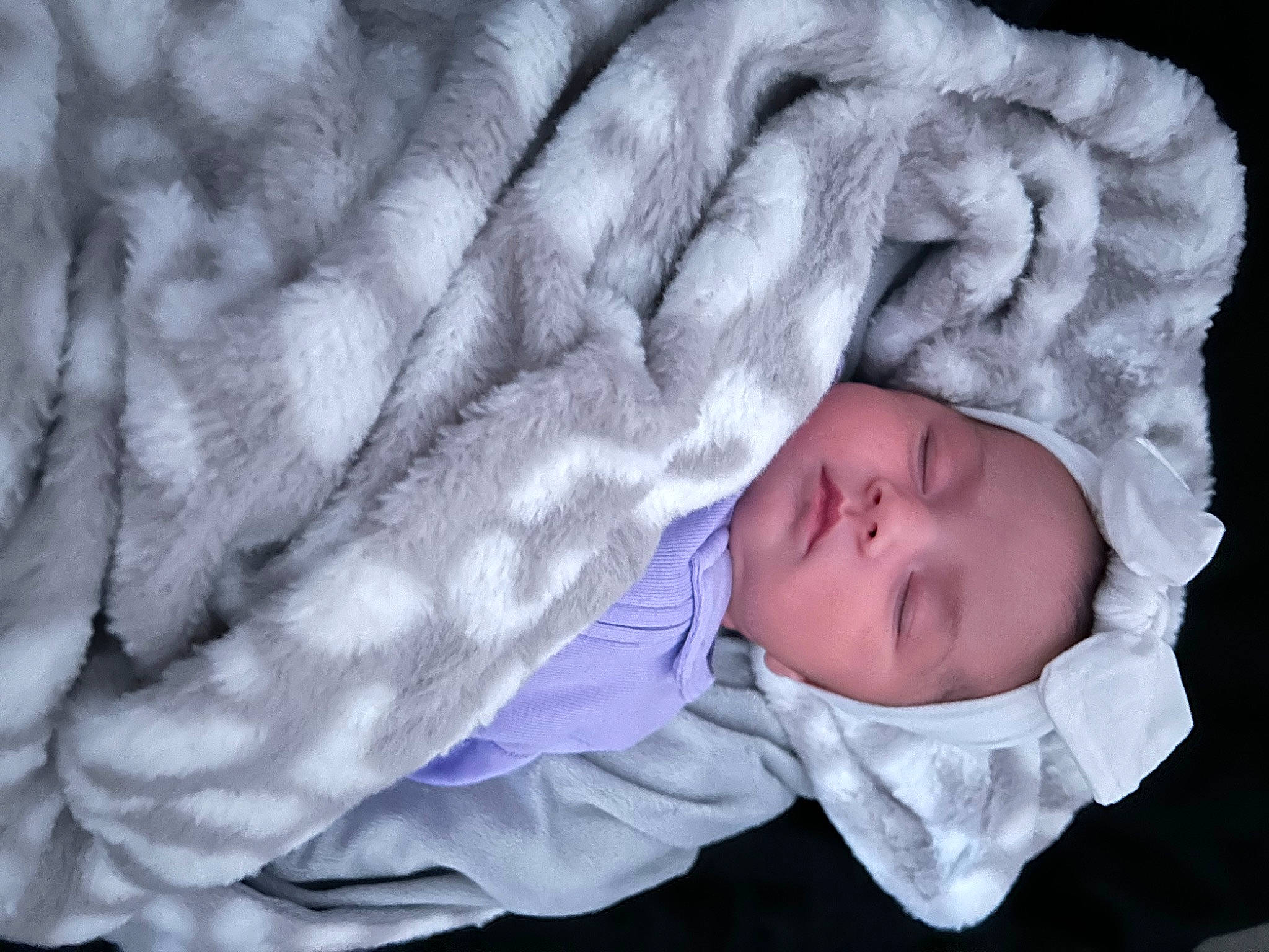 River joined the competition — help win amazing prizes! baby, baby_products, baby_sleeping, baby_toddler_clothing, bedtime, child, comfort, electric_blue, fur, grey, headwear, knitting, linens, nap, pattern, person, portrait_photography, sleep, sleeve, textile